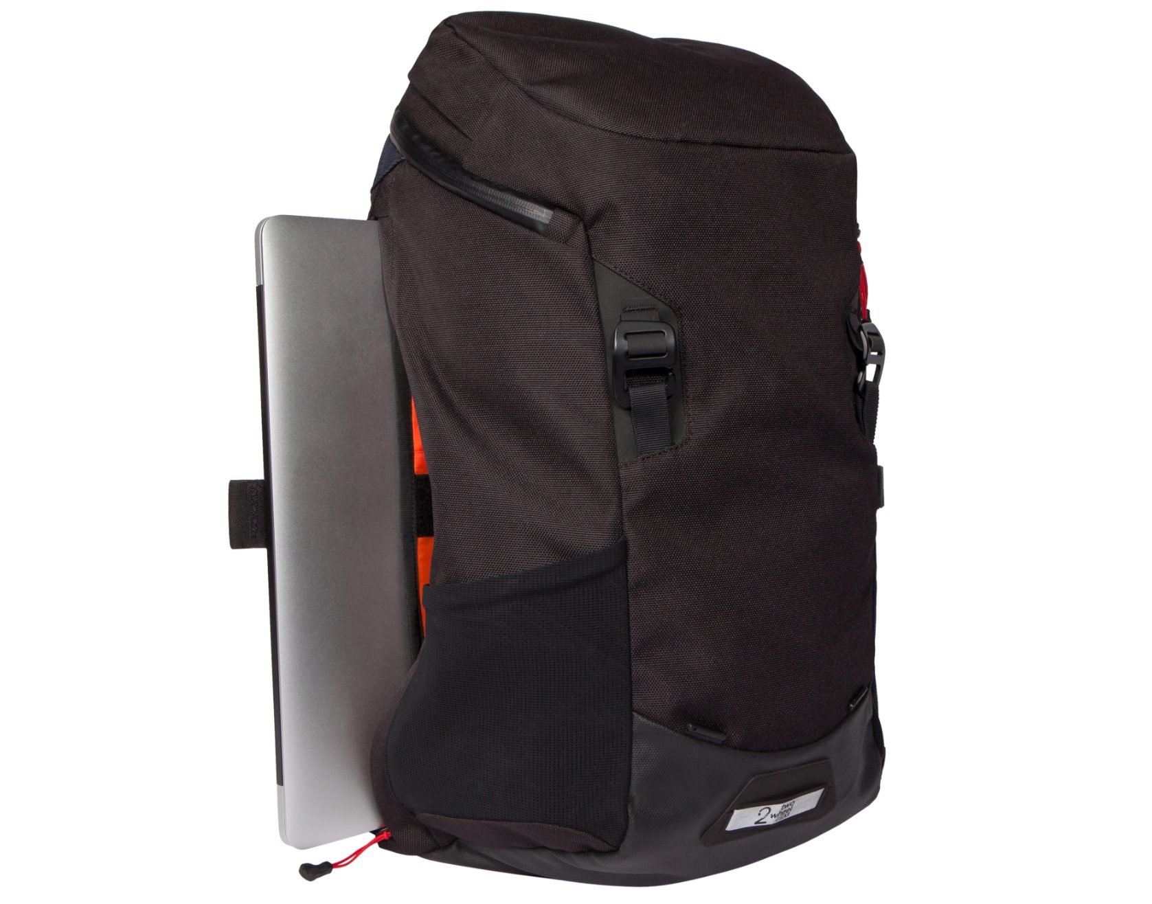 Two Wheel Gear - Commute Backpack - Black-side-laptop.jpg