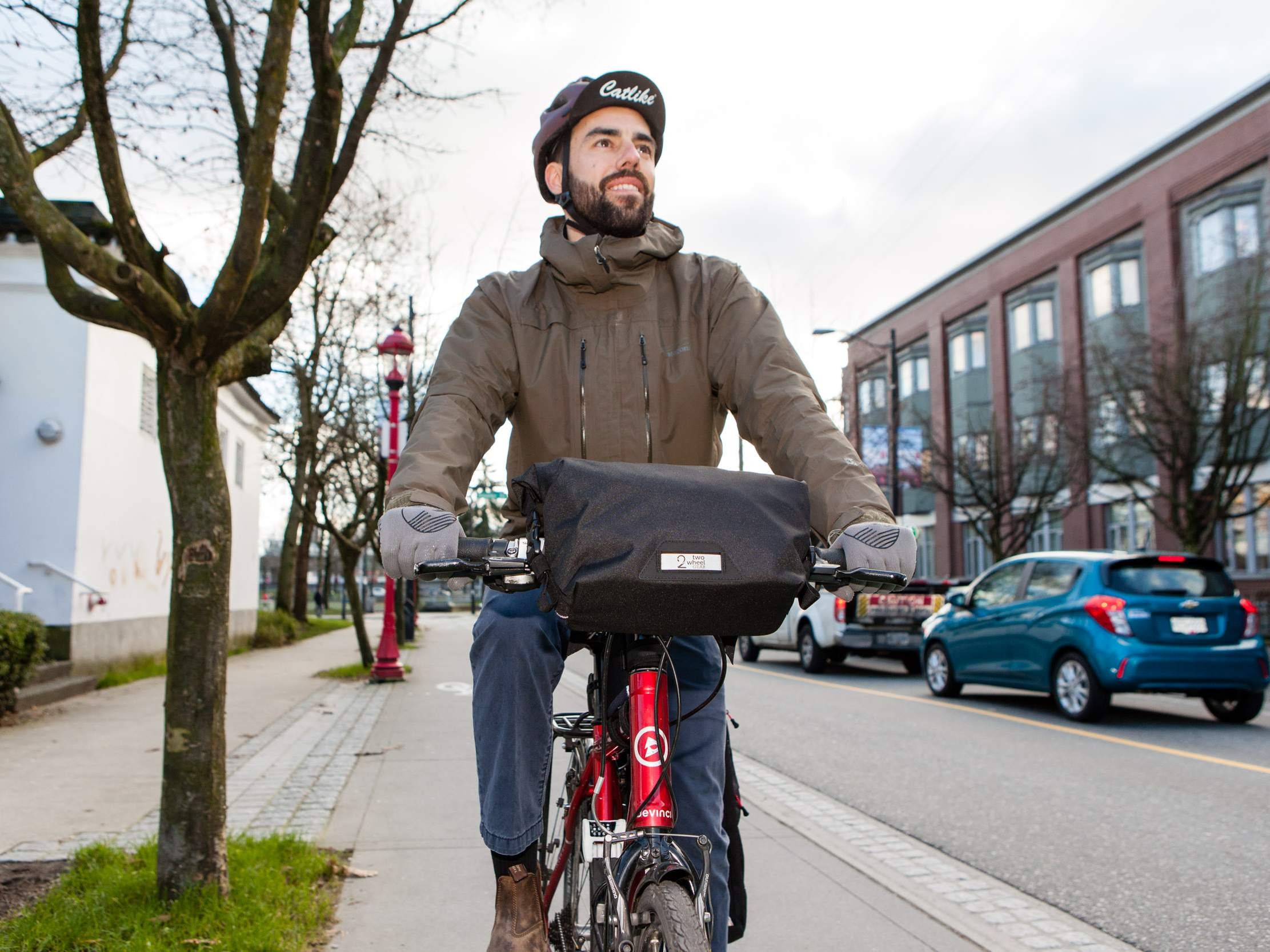 Two Wheel Gear - Dayliner Mini Handlebar Bag - Black - Bike Commuter.jpg