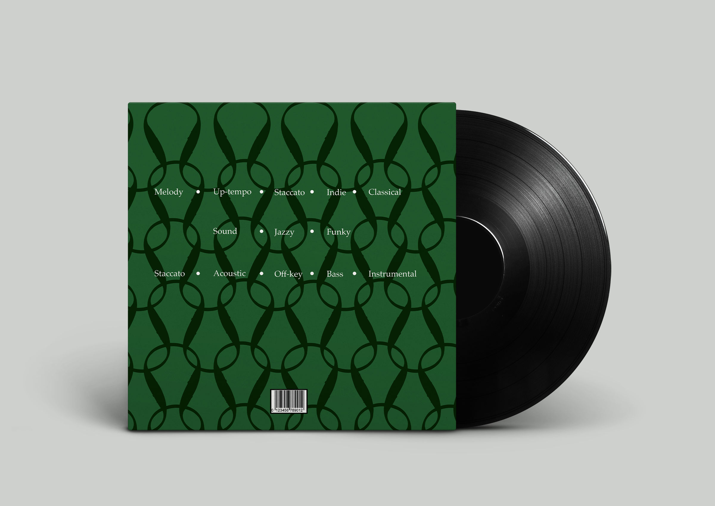 Music Record Illustration (Back)