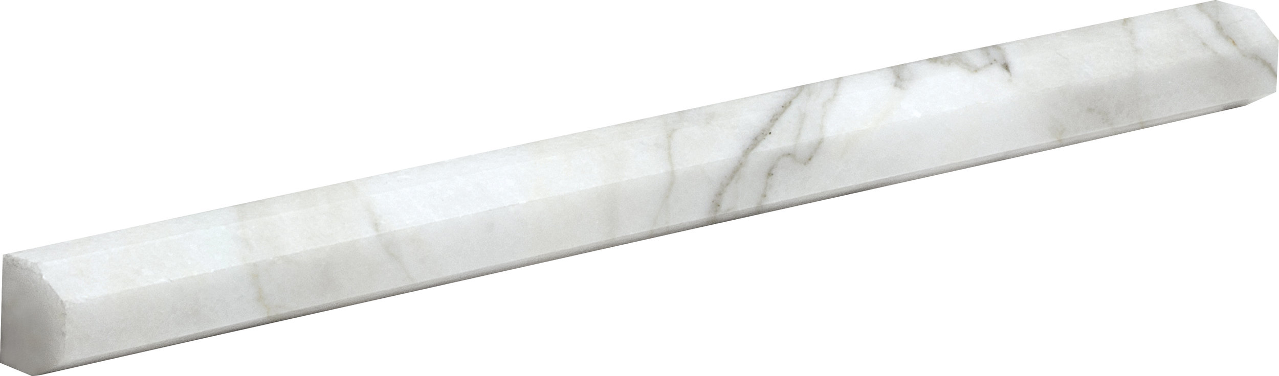 ML90055 calacatta gold polished modern pencil liner molding 11/16”x12”x11/16”