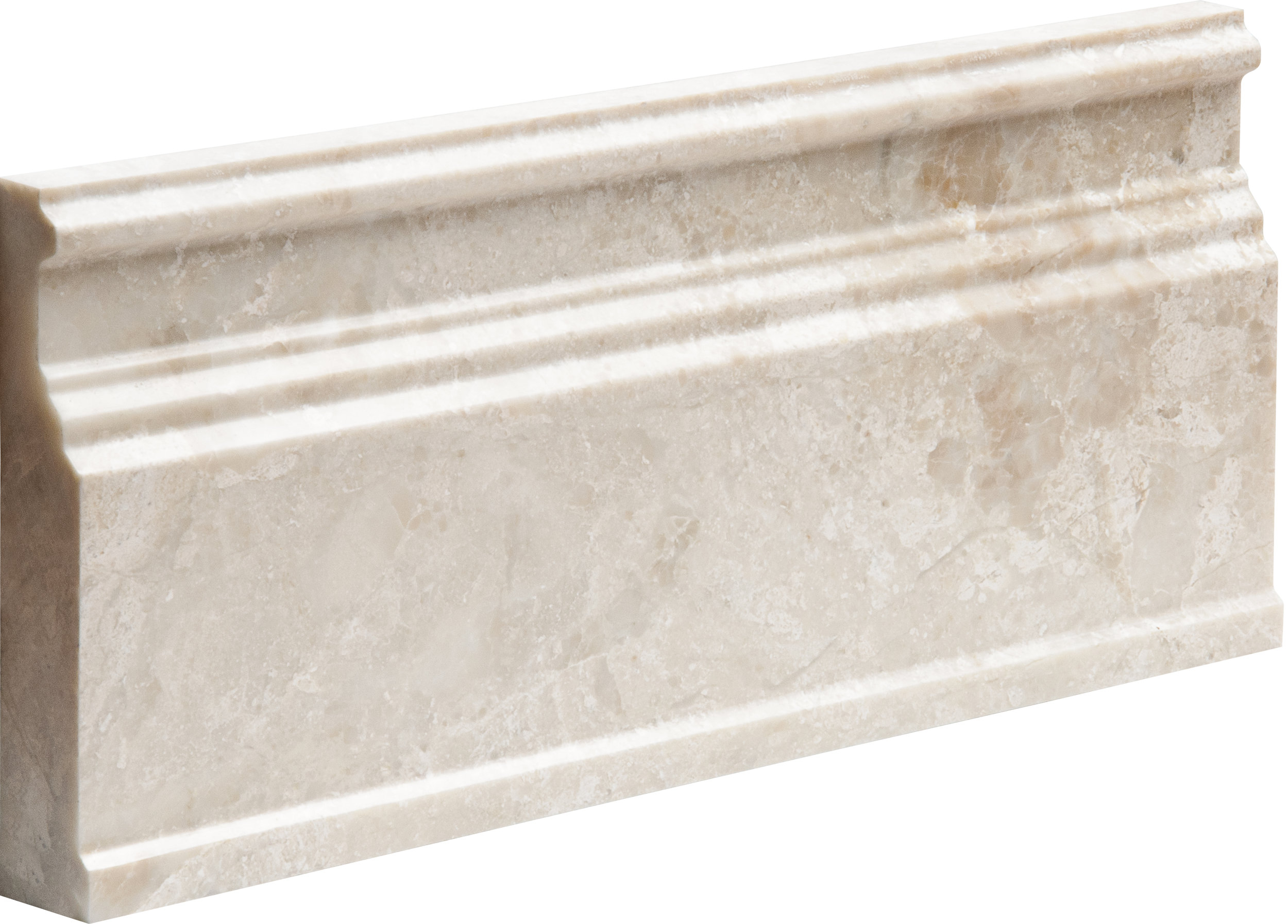 ML00720 diana royal polished modern base molding 5 1/16”x12”x15/16”