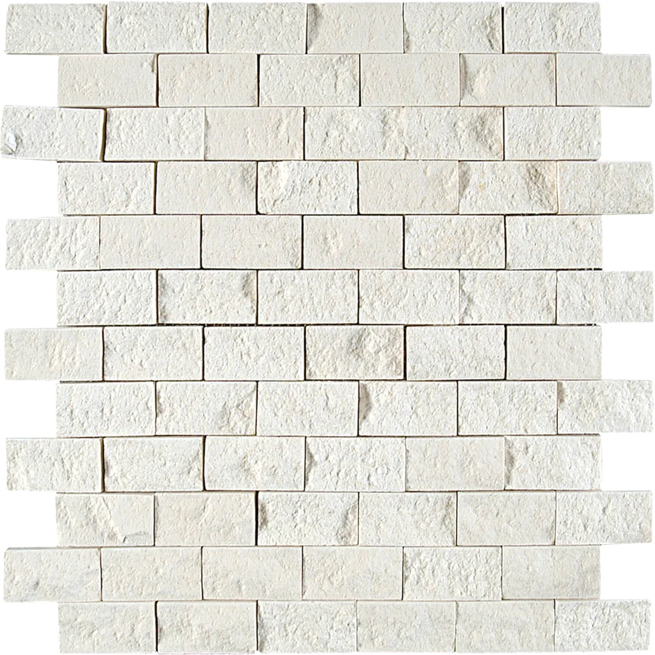 MS00604 champagne rock face 1”x2” 12 5/8”x12 5/8”x 3/4” sheets