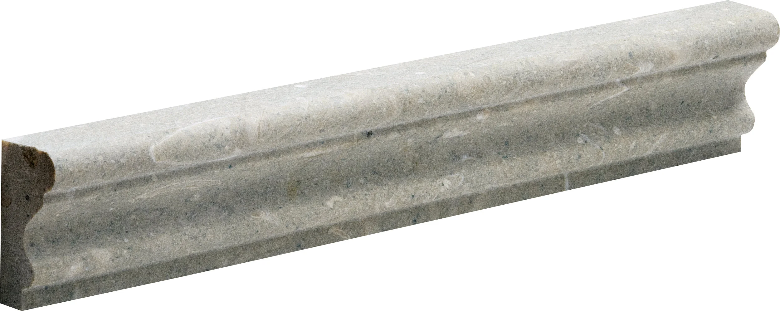 ML00363 olive green honed andorra molding 2”x12”x1”