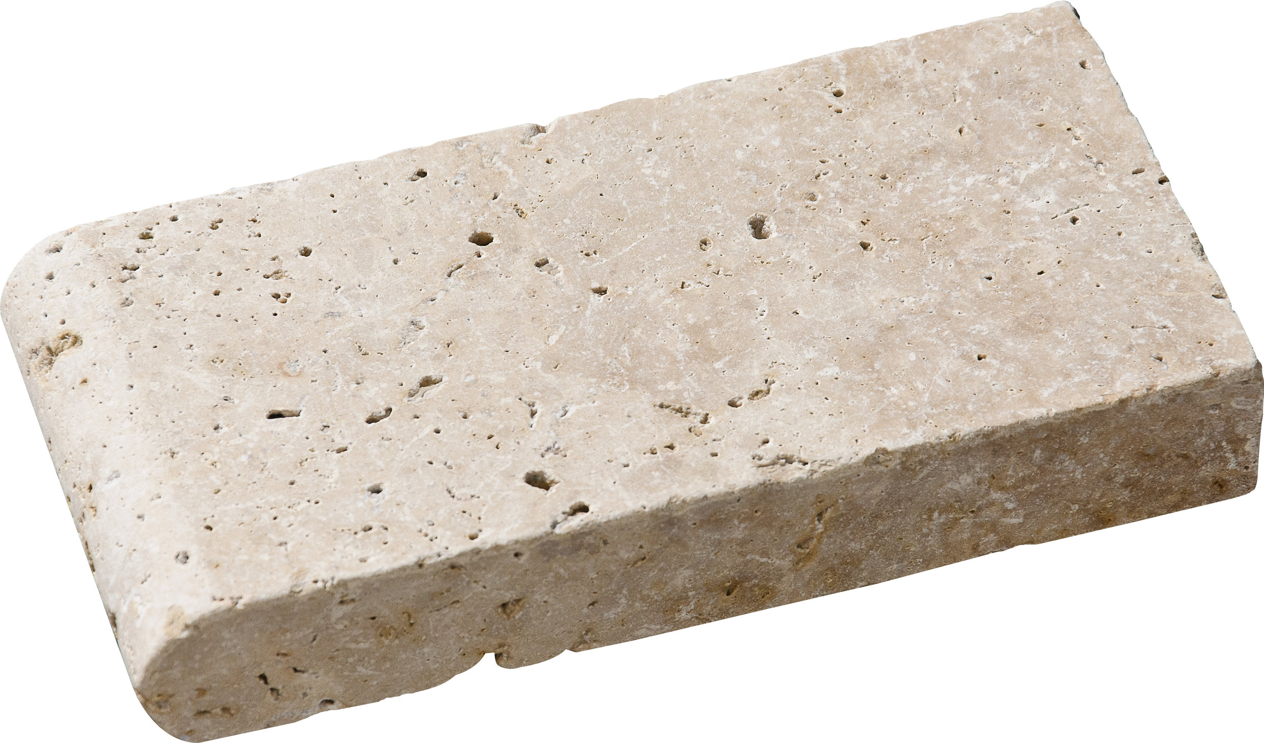 SP00337 *(S.O.) ivory tumbled pool coping 4”x8”x1 3/8”