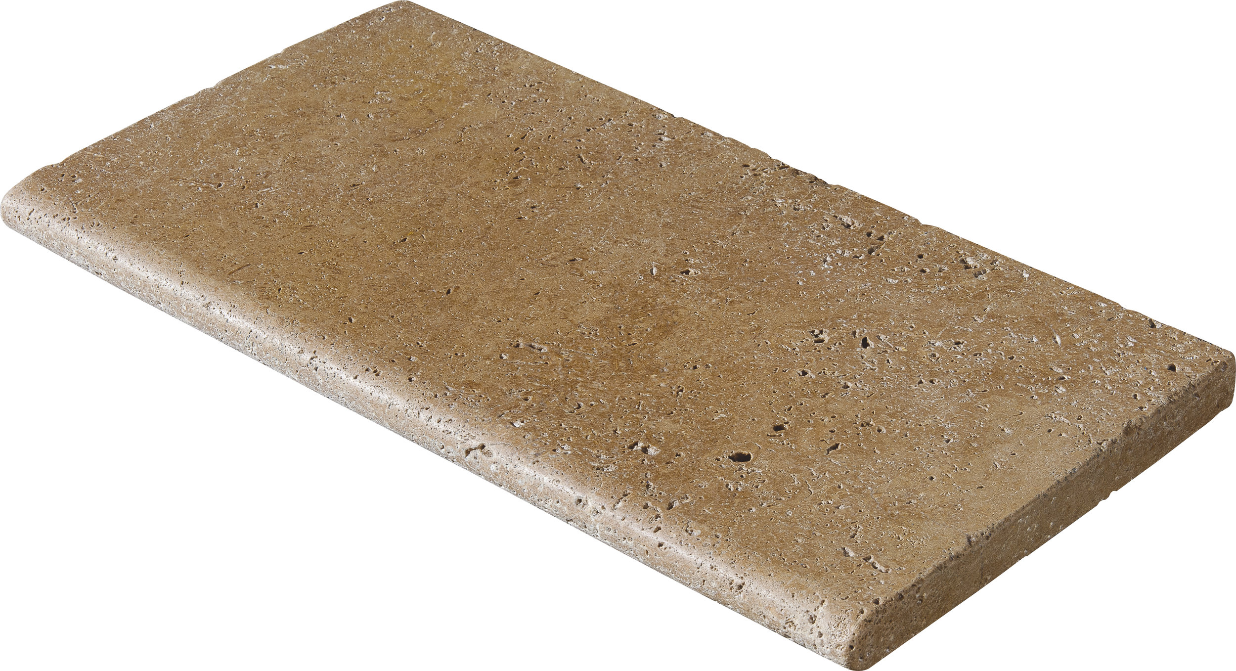 SP00834 *(S.O.) walnut dark tumbled pool coping 12”x24”x2”