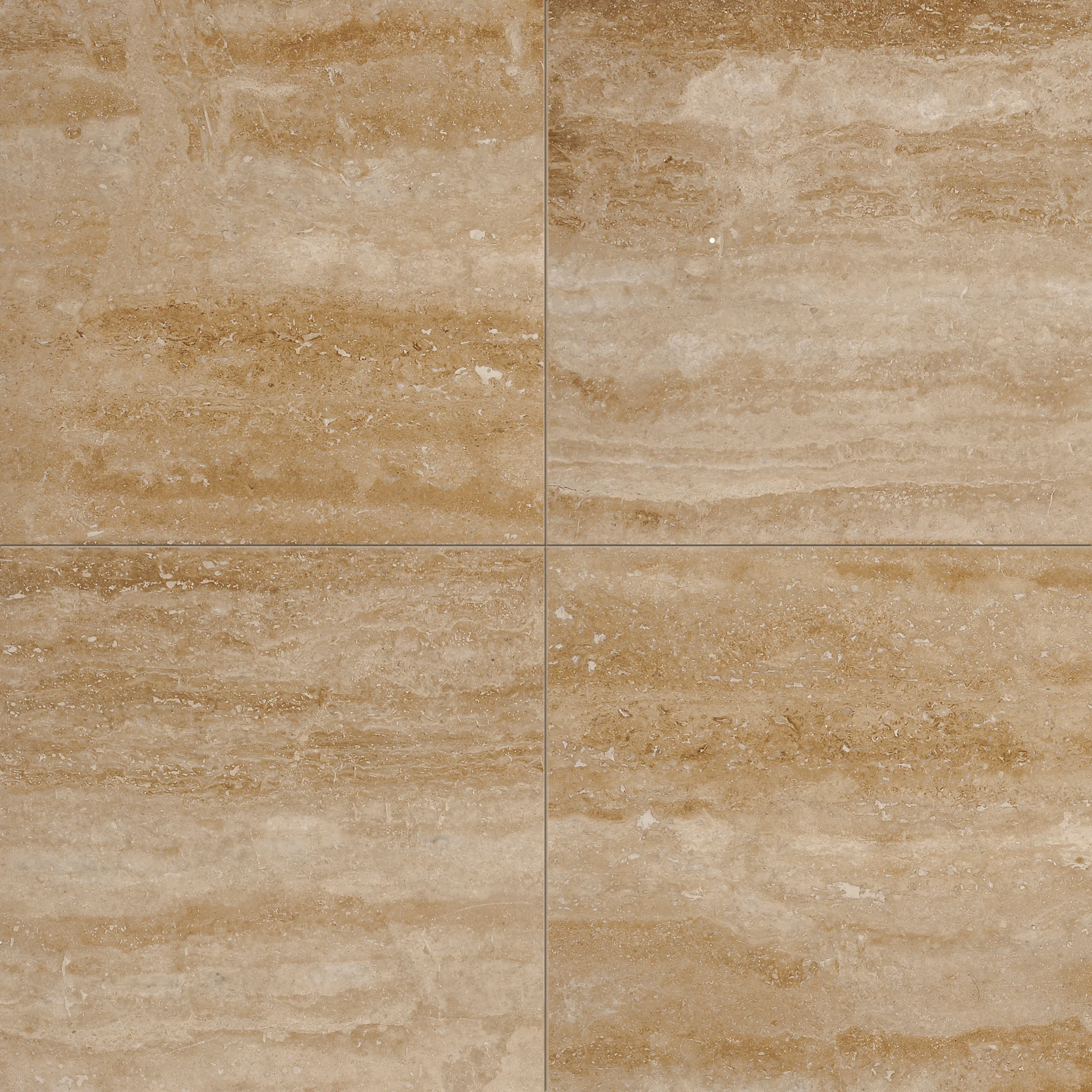 Walnut dark vein cut honed & filled travertine