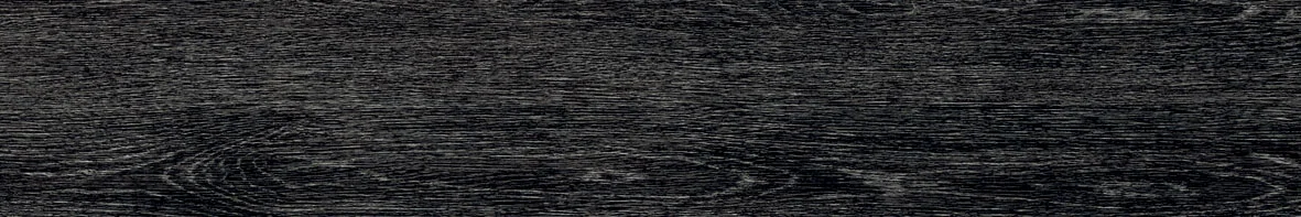 8" x 48" Black Wood Field Tile