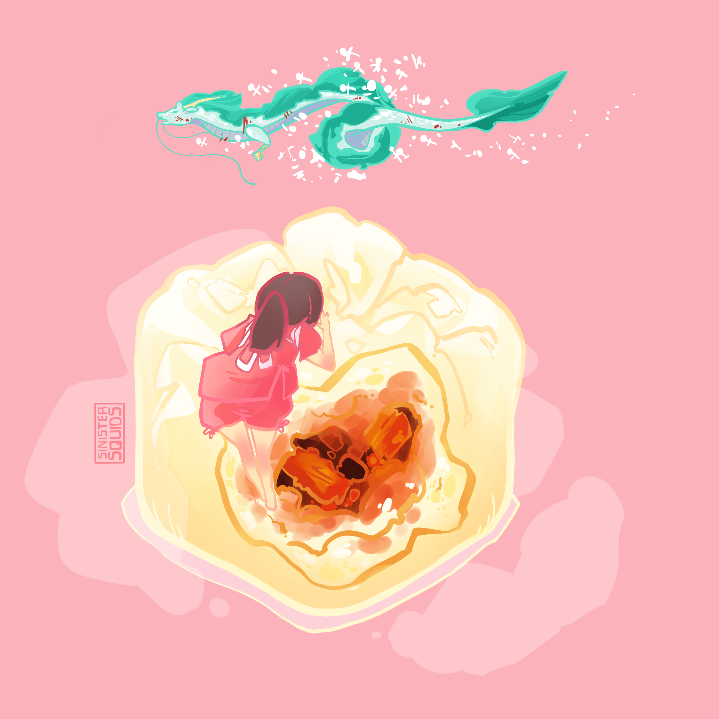 Spirited Away and Pork Bun | video | Sticker Form