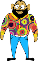 Joey Joey teaches art history, clay and metal sculpting, and drawing. He sings and plays the electric guitar.