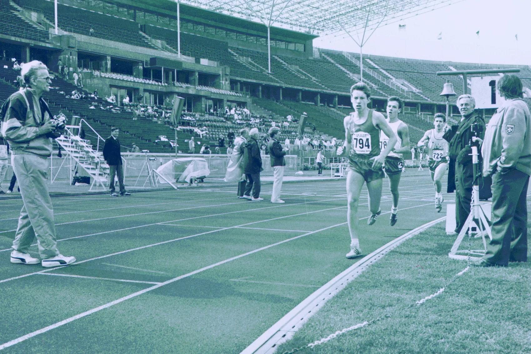 Gunnar Ebmeyer in den 80ern bei einem Lauf