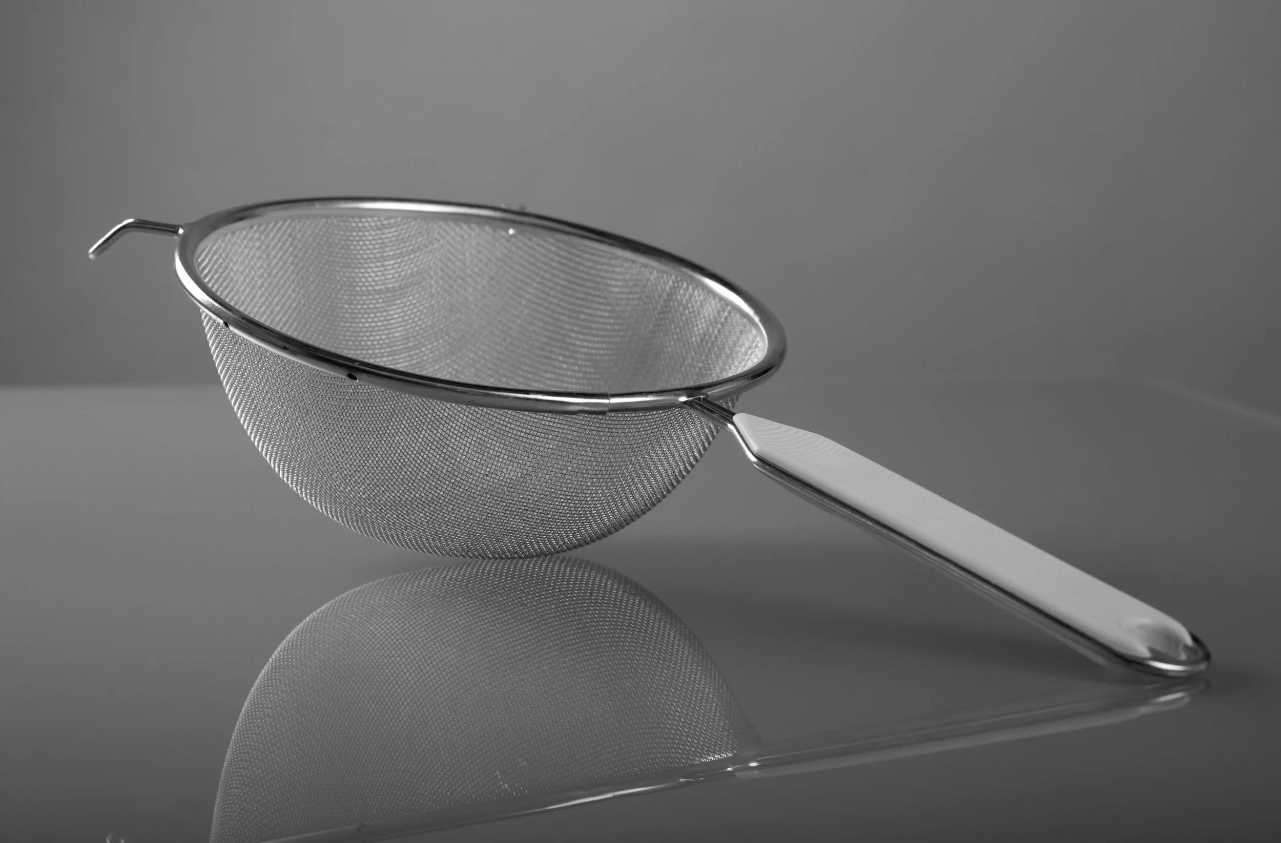 This is what I'm referencing for a wire mesh strainer. You can find them at LeRoux or in any kitchen supply store, and of course they come in handy for many things beyond making a delicious Brazil Nut Milk!! :-)
