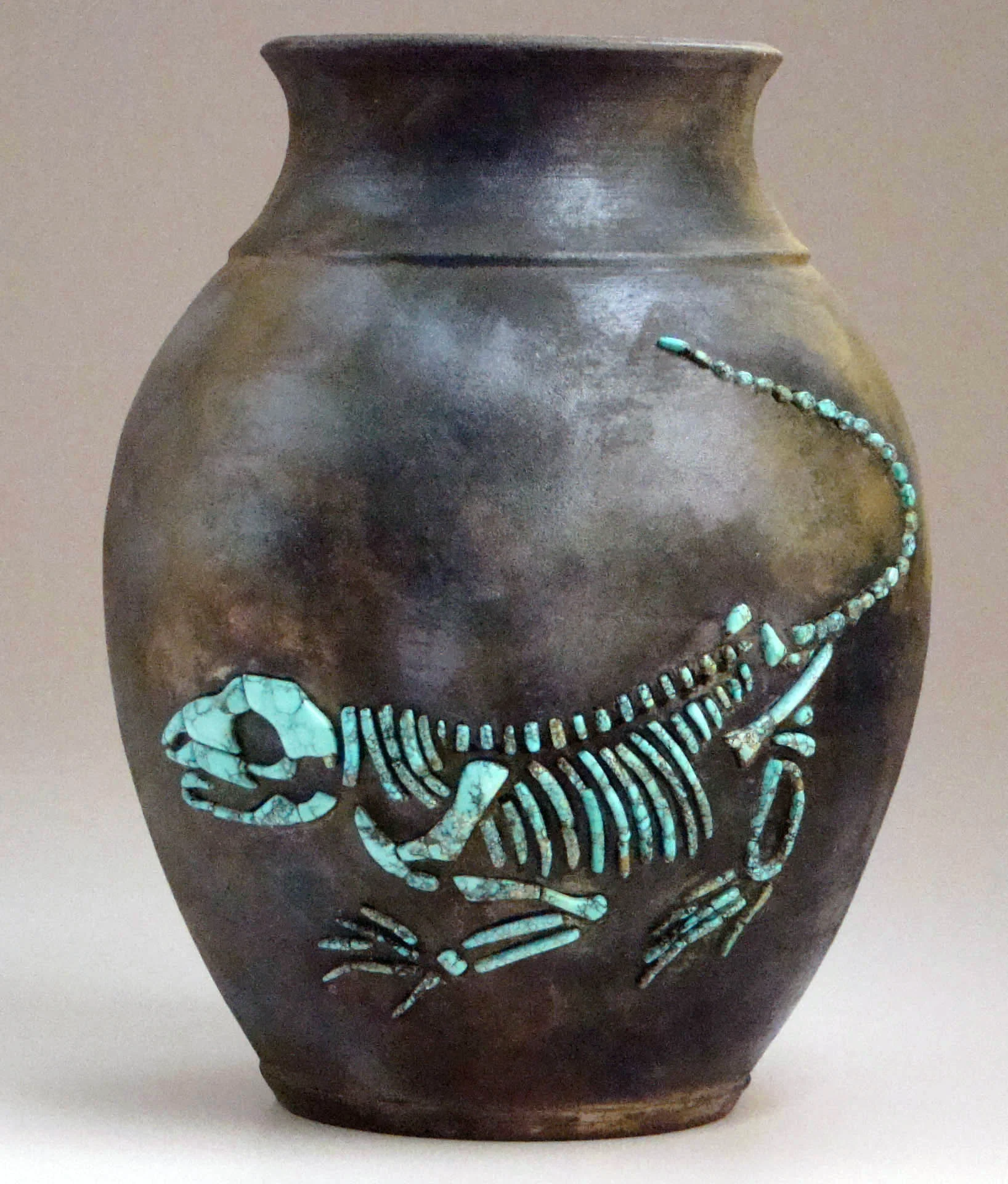 Turquoise on Black