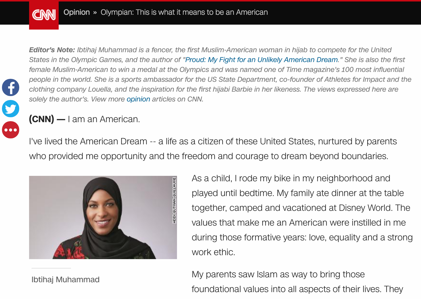 CNN Op-Ed: This is what it means to be an American