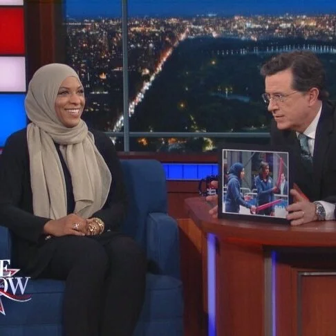 Ibtihaj Muhammad Destroys Stephen Colbert In A Fencing Duel