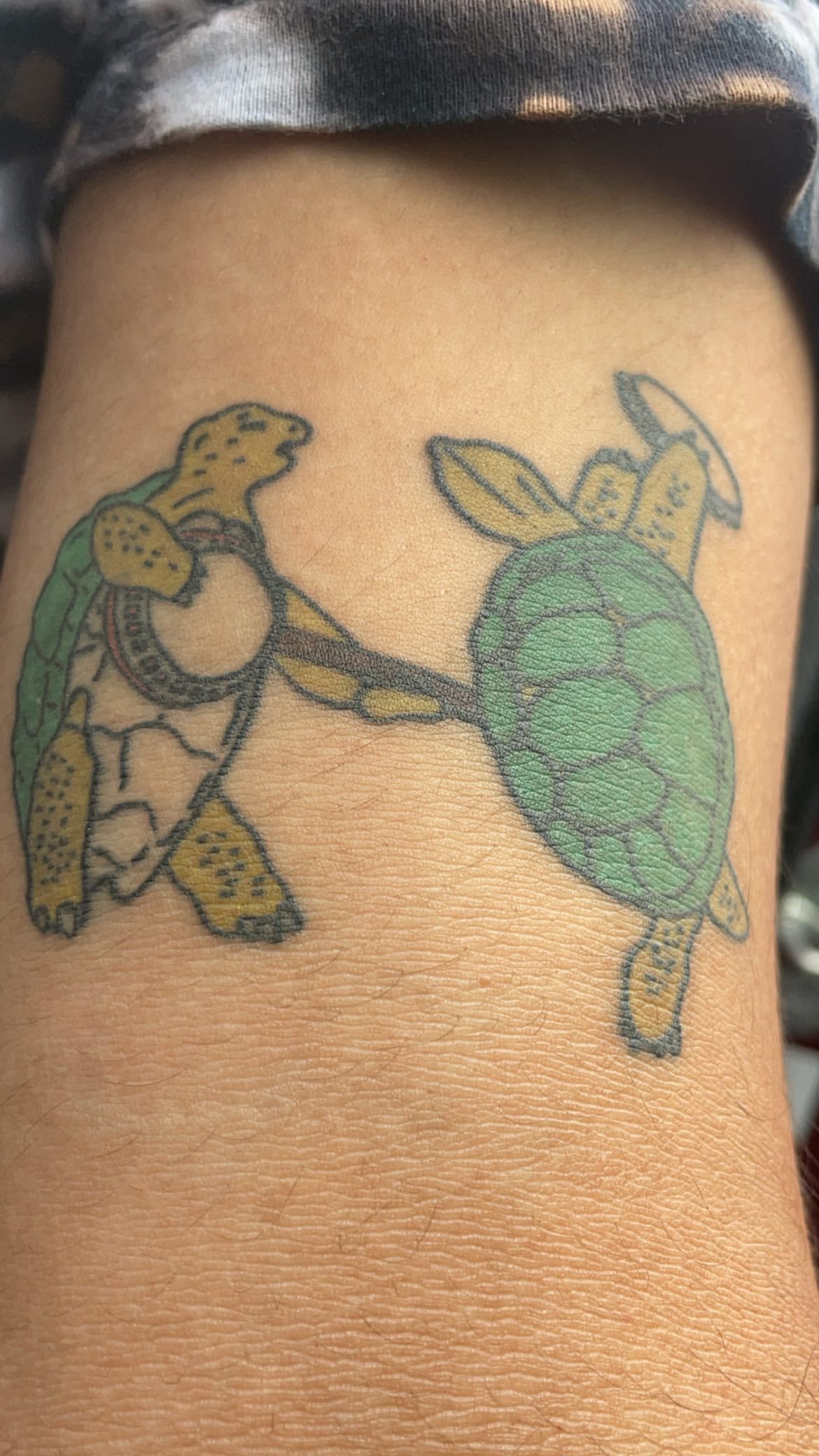 Speth Tattoos on Instagram Part two of the turtle duck bestie duo for  Juliet  thanks so much  Done prettyininkelectric         turtleduck