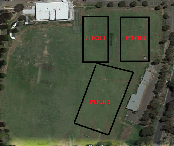 Ormond Park Pitch Layout