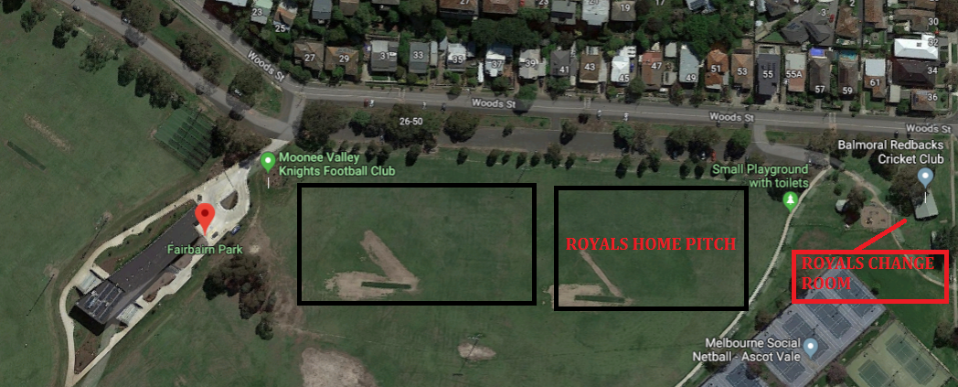 Fairbairn Park Pitch Layout