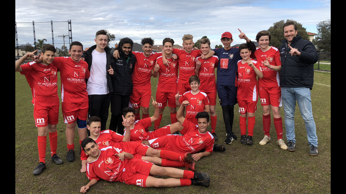 Our champion Under-14 Reds!