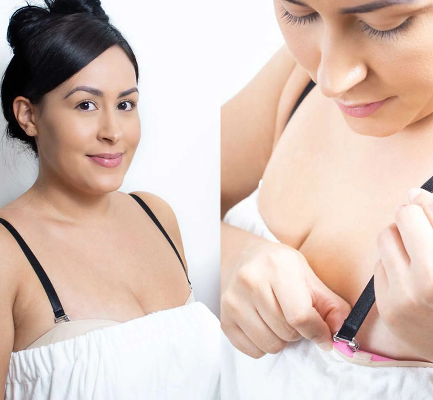 Pin Straps' Black Fabric, Replacement, Convertible, (bra) Straps