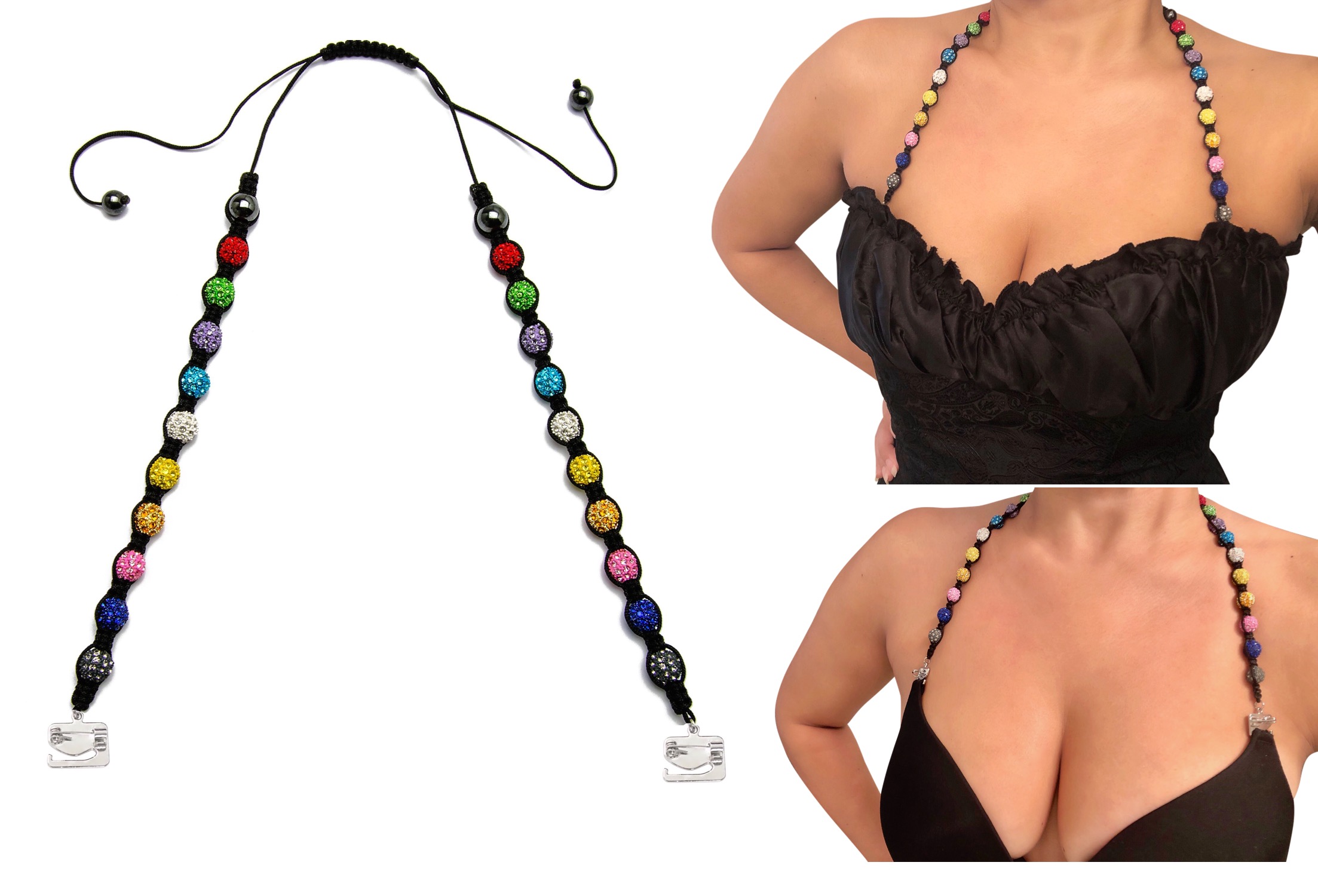 Shamballa Halter Bra Dress Strap