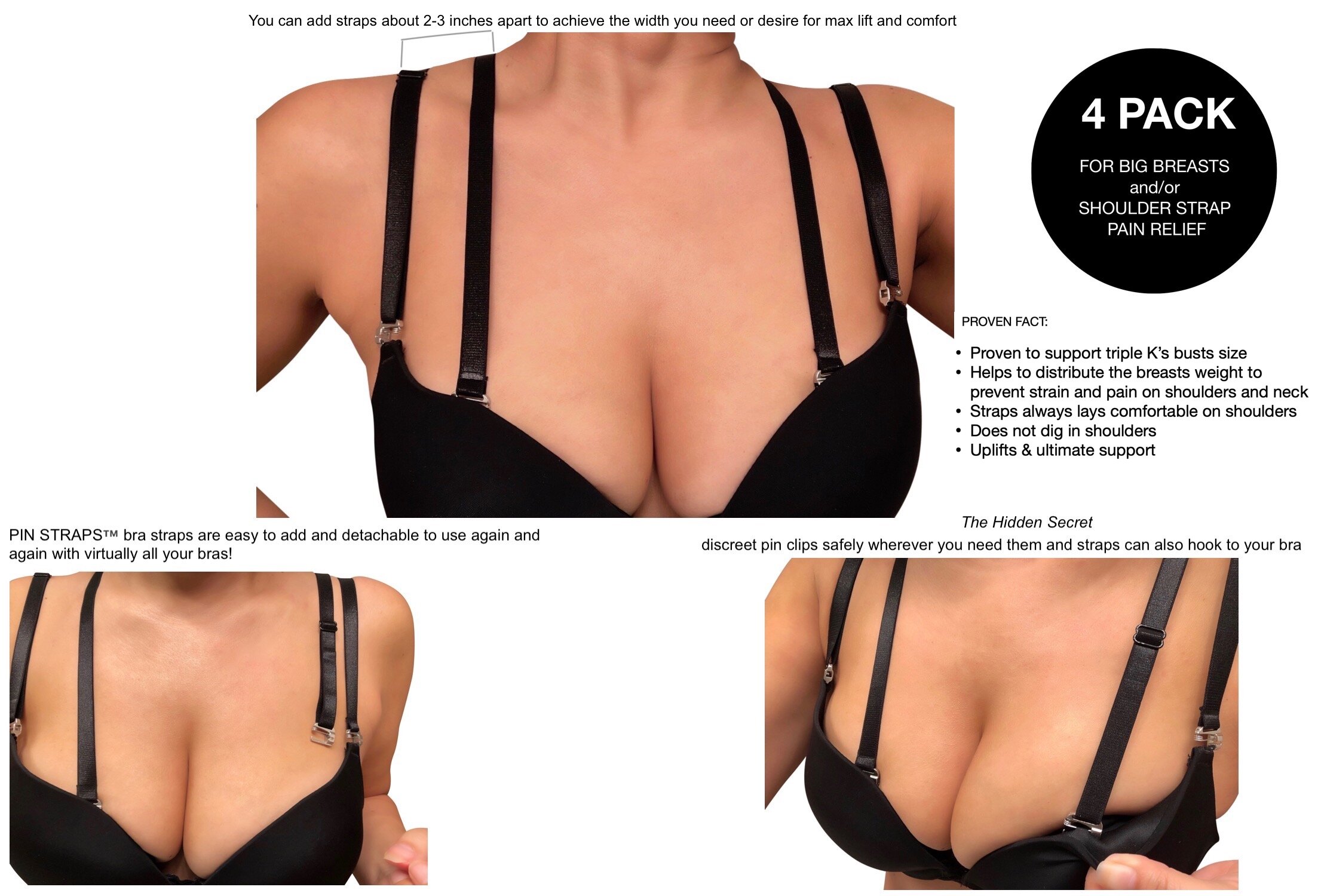 photo illustration replacement plus size big breasts shoulder bra straps