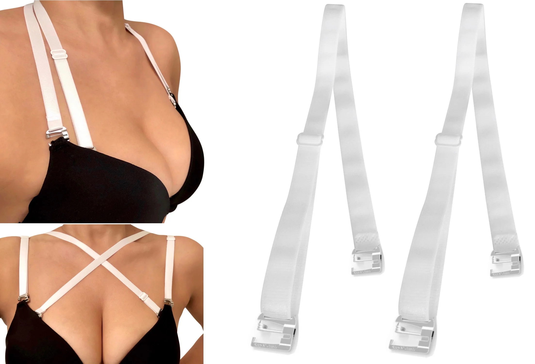4 Shoulder Bra Straps Pain Relief for Big Breasts or Plus Size Women