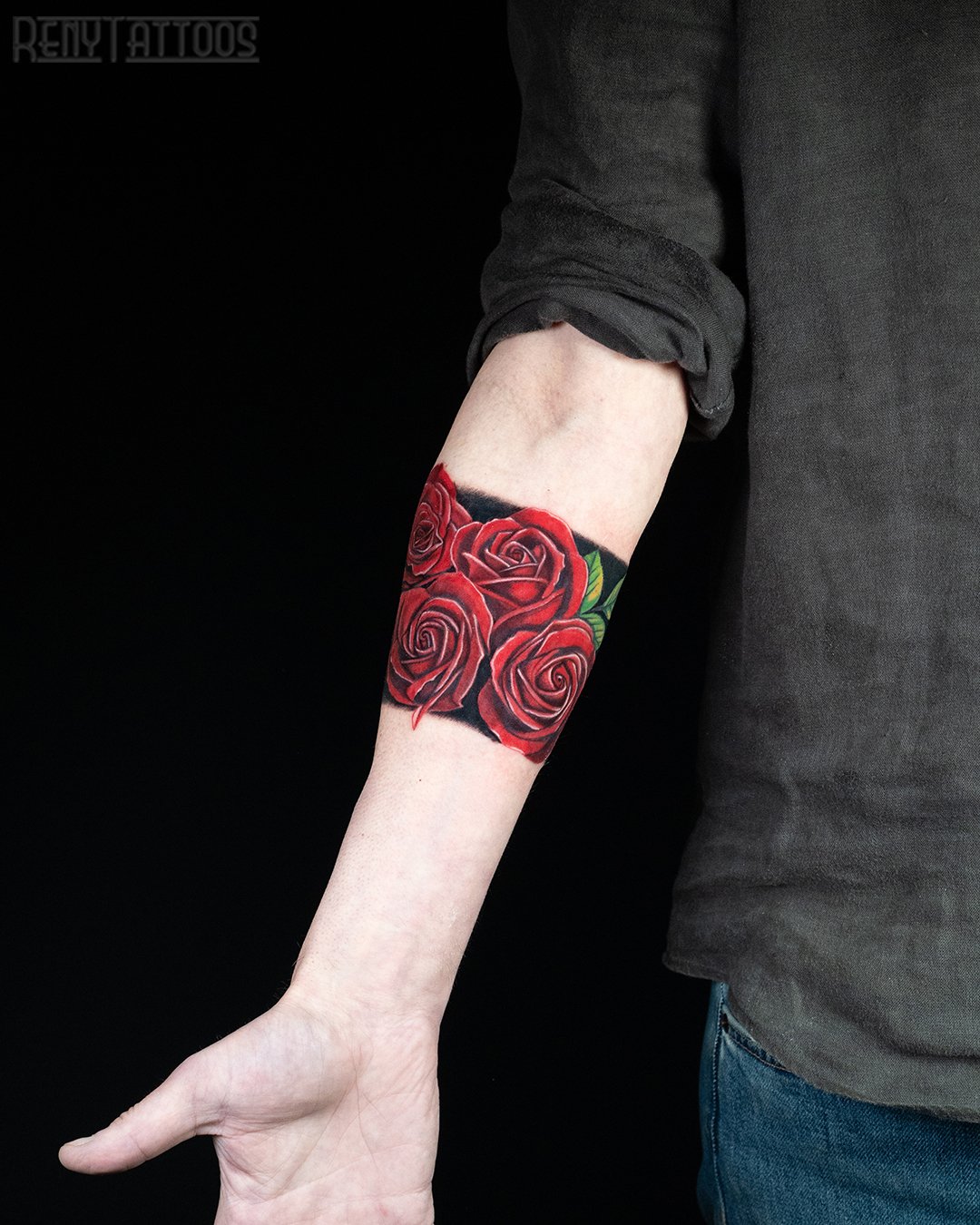 A rose peony and wild flower arm band situation    floral  floraltattoo flowersofinstagram floraldesign tattoos tattooing   Instagram