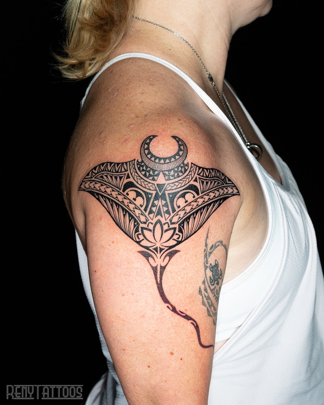 Maori Manta Stingray Group Tribal Tattoo Gift Idea' Sticker | Spreadshirt