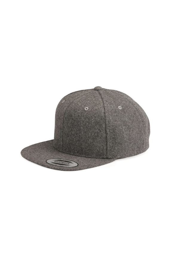 Custom Yupoong - Classics™ Embroidered Flat Bill Snapback Cap - 6089M