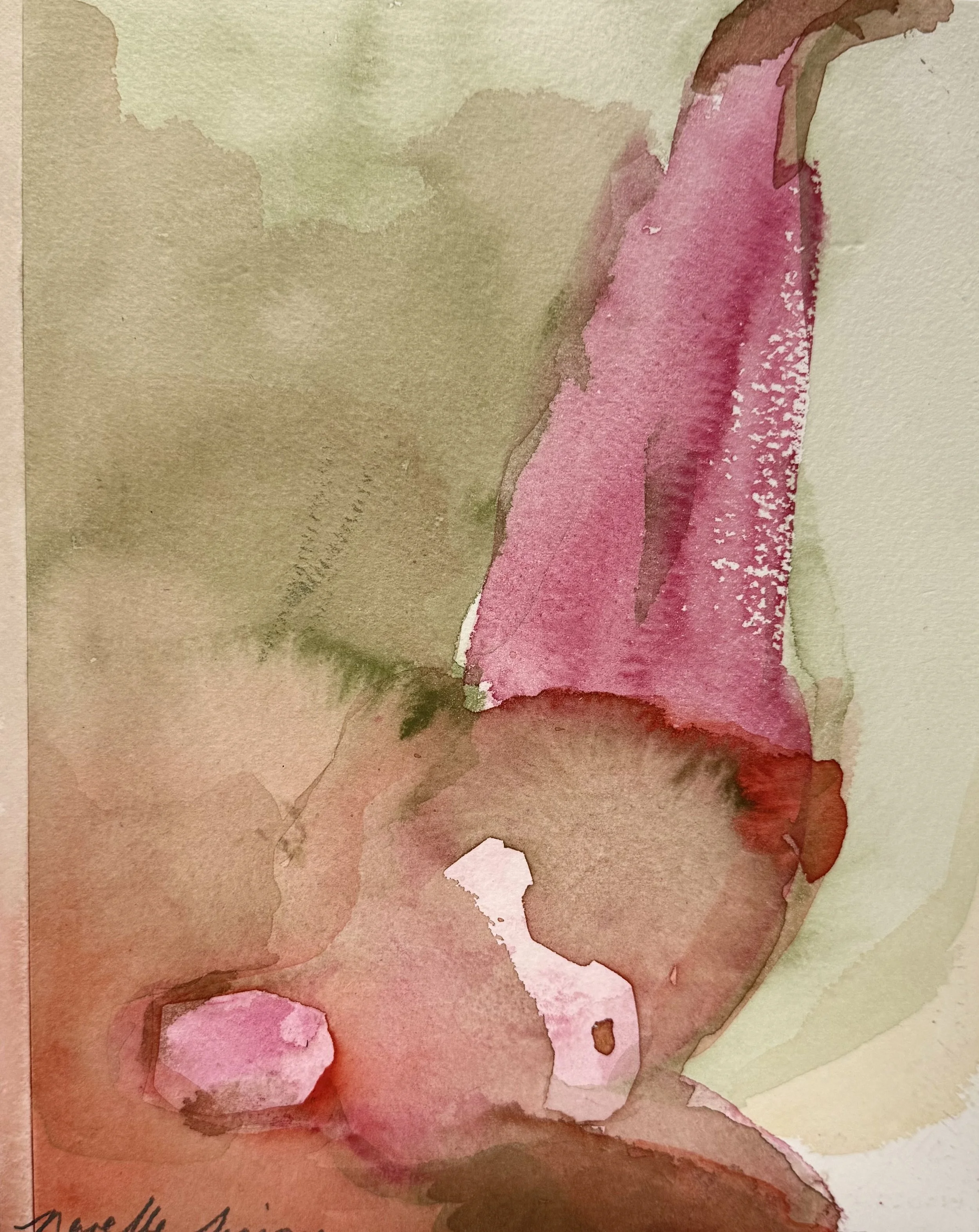 Watercolor on paper -
10 x 8 inches