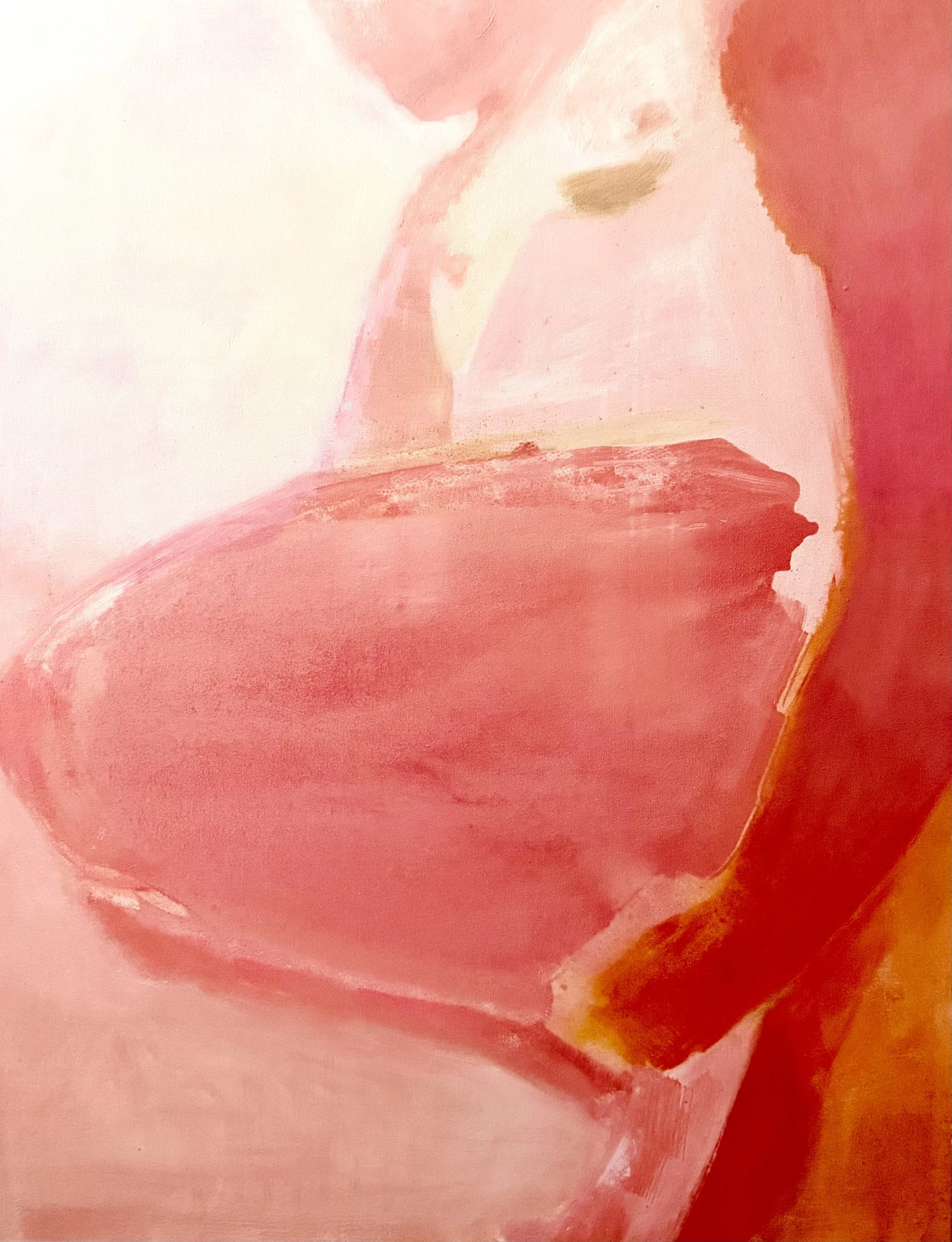 "Crouching Figure"
oil on canvas
40" x 30"