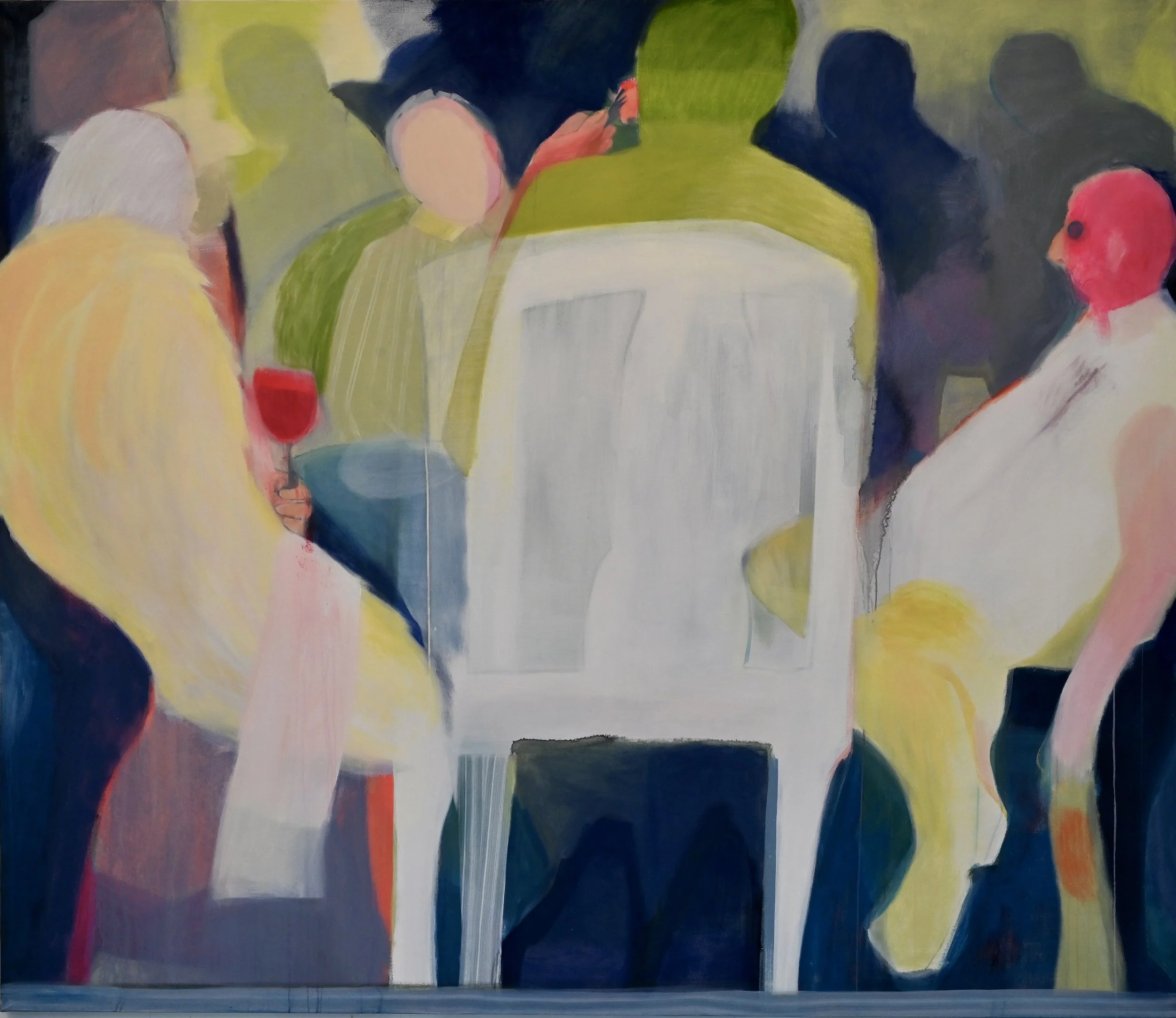 "Inside With Eaters"
oil on linen
72 x 84 inches
2025-26