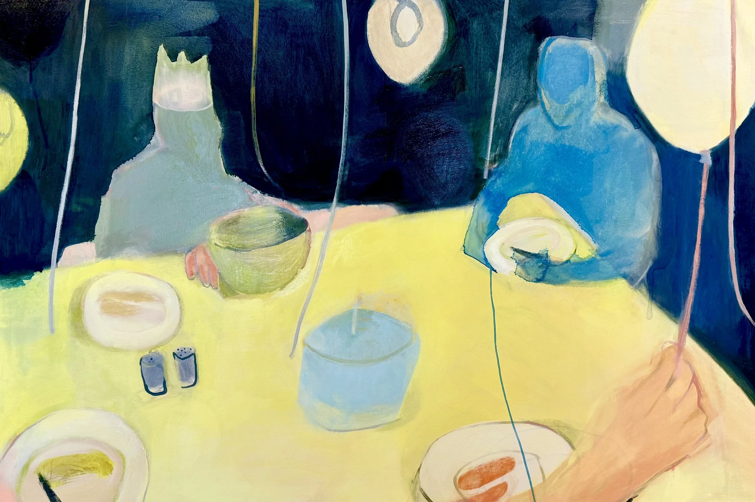 Birthday Balloons-
oil on canvas
40 x 60 inches
2025/26