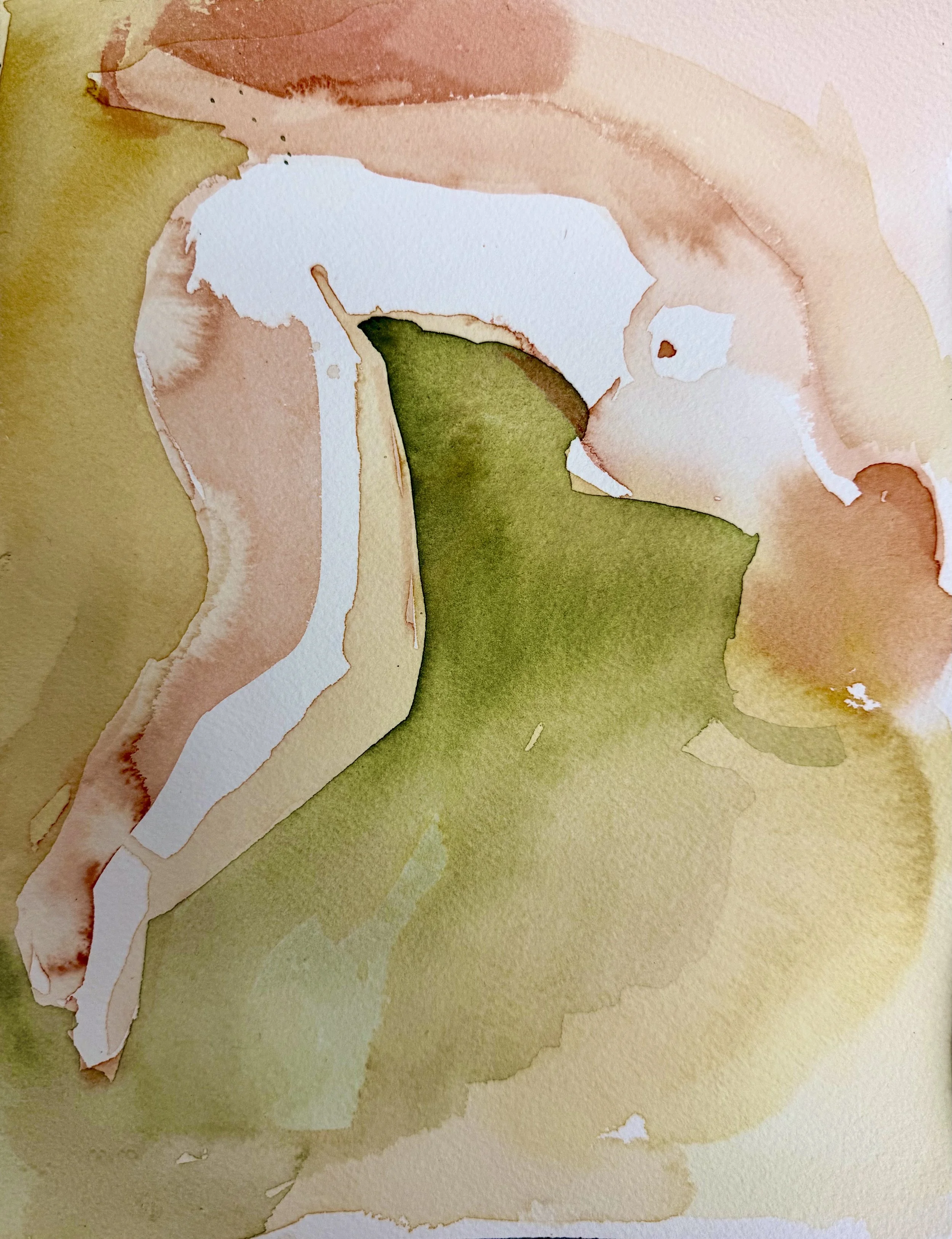 Watercolor on paper -
10" x 8"