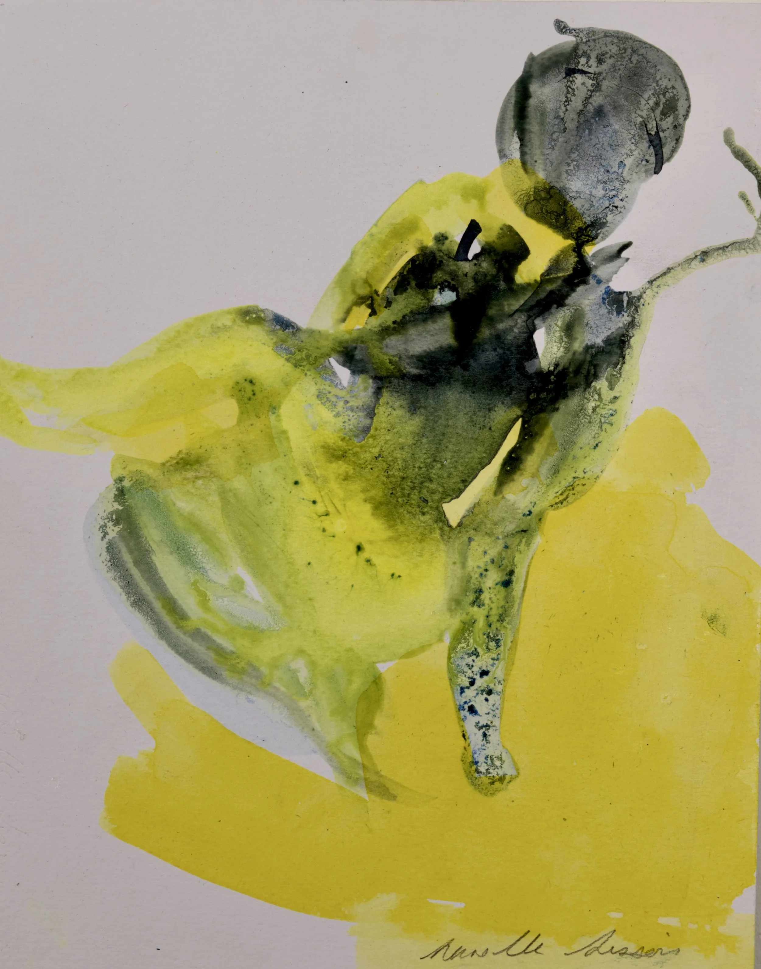 Watercolor on paper -
10 x 8 inches
