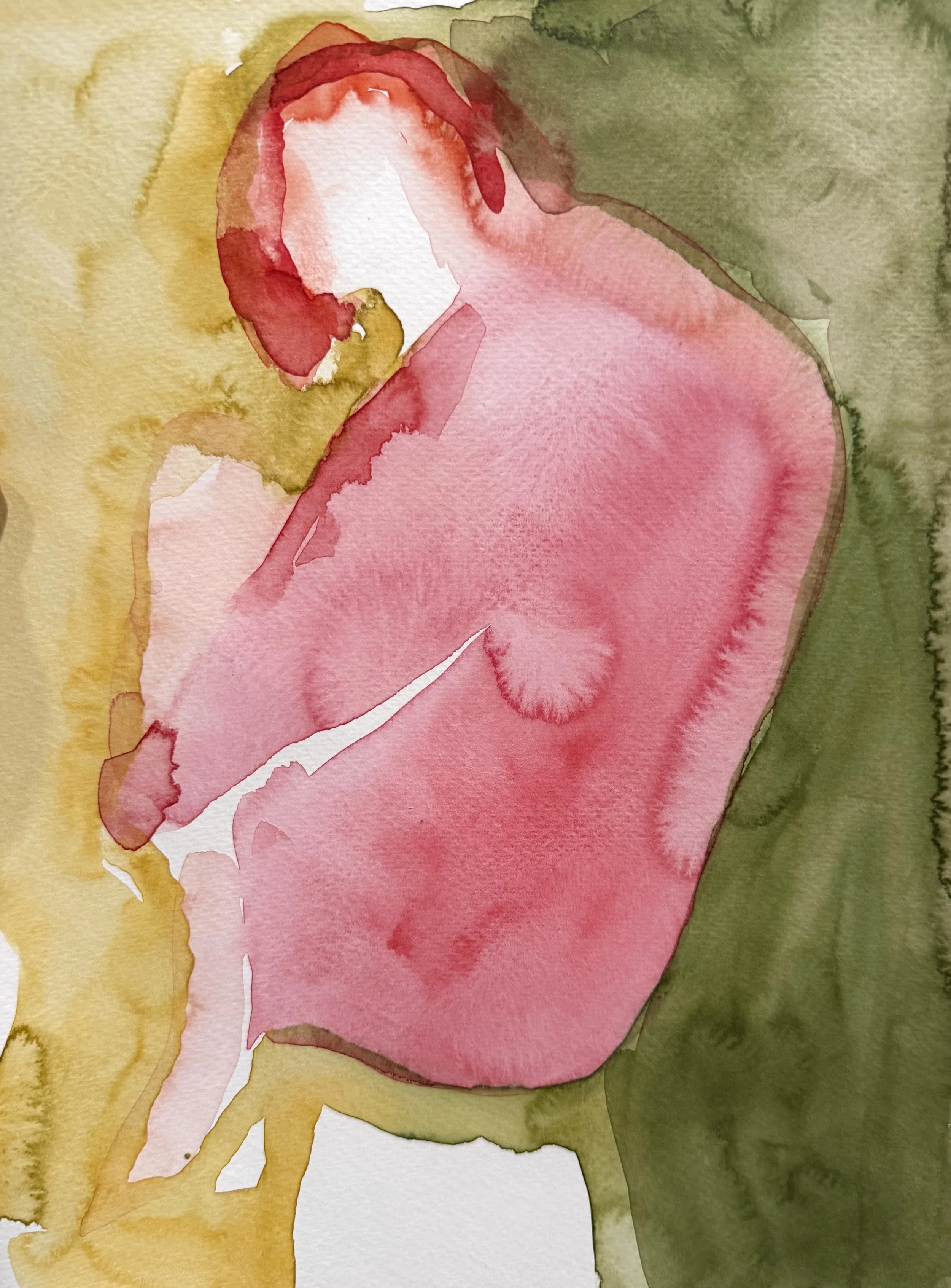 Watercolor on paper - 
12" x 9"