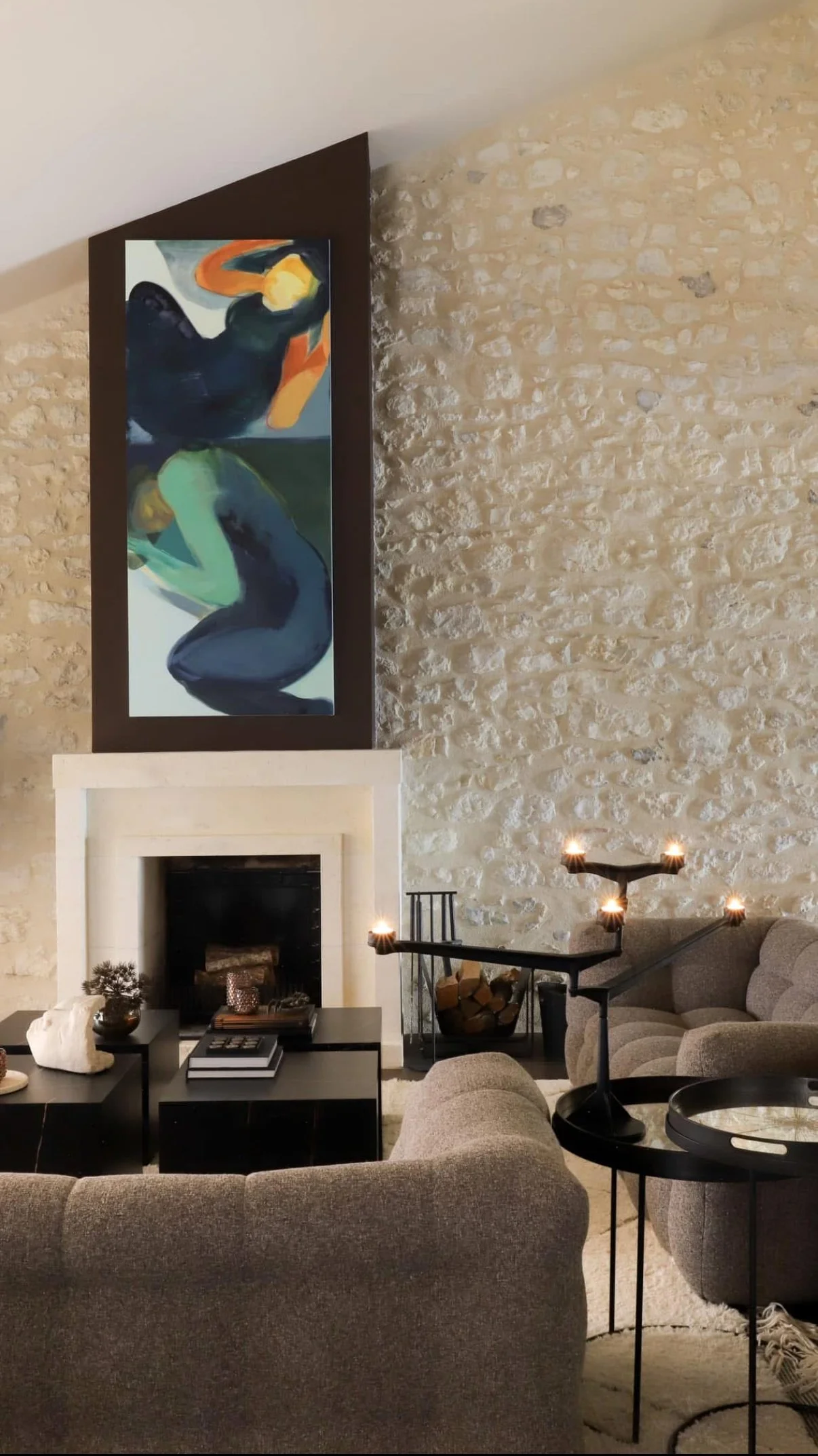 "Co-Mingle"
Oil on canvas
84" x 36"
2024