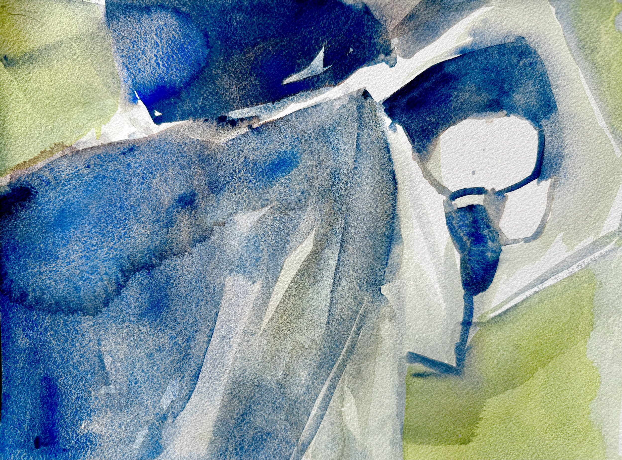 Watercolor on paper - 
9 x 12 inches