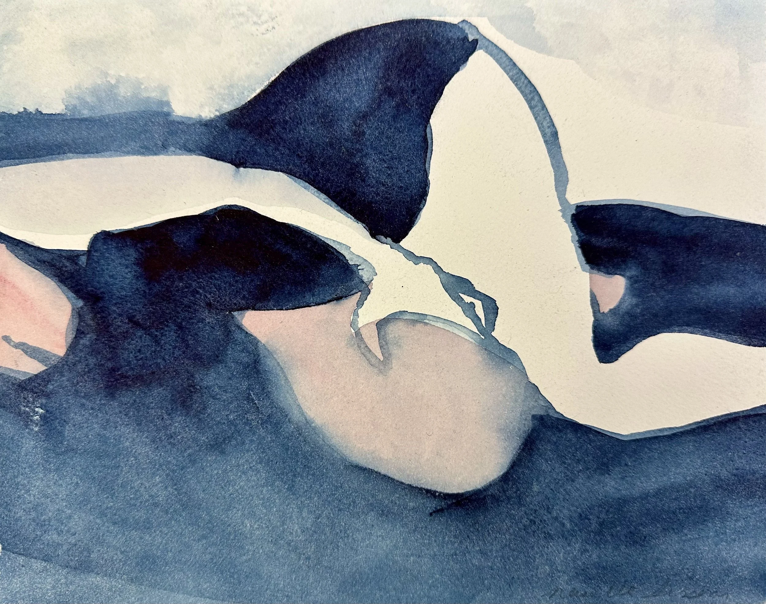 Watercolor on paper -
10 x 8 inches
SOLD
