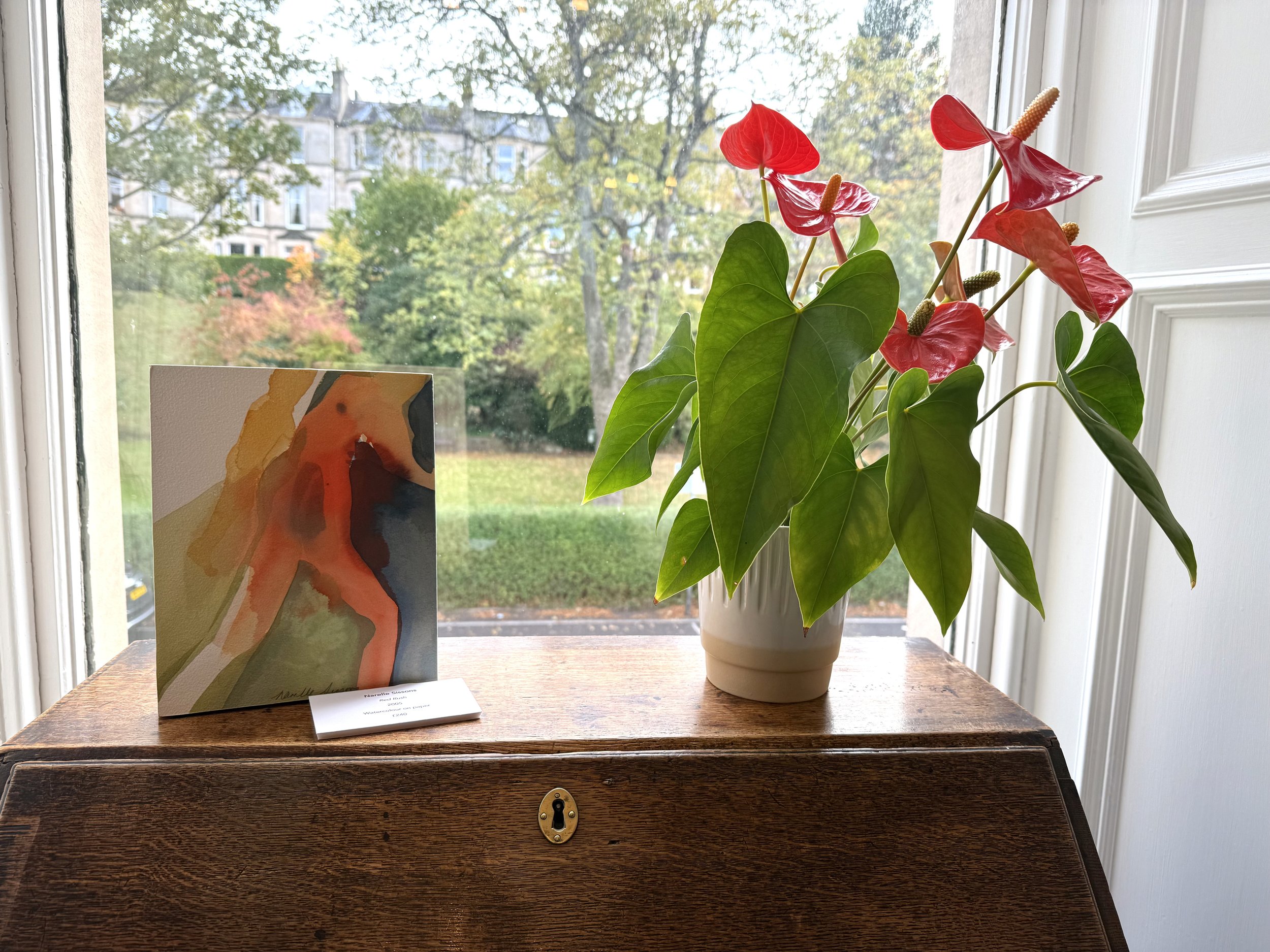 "Red Rush"
Group show "Vanishing Points",  in Edinburgh.
2025