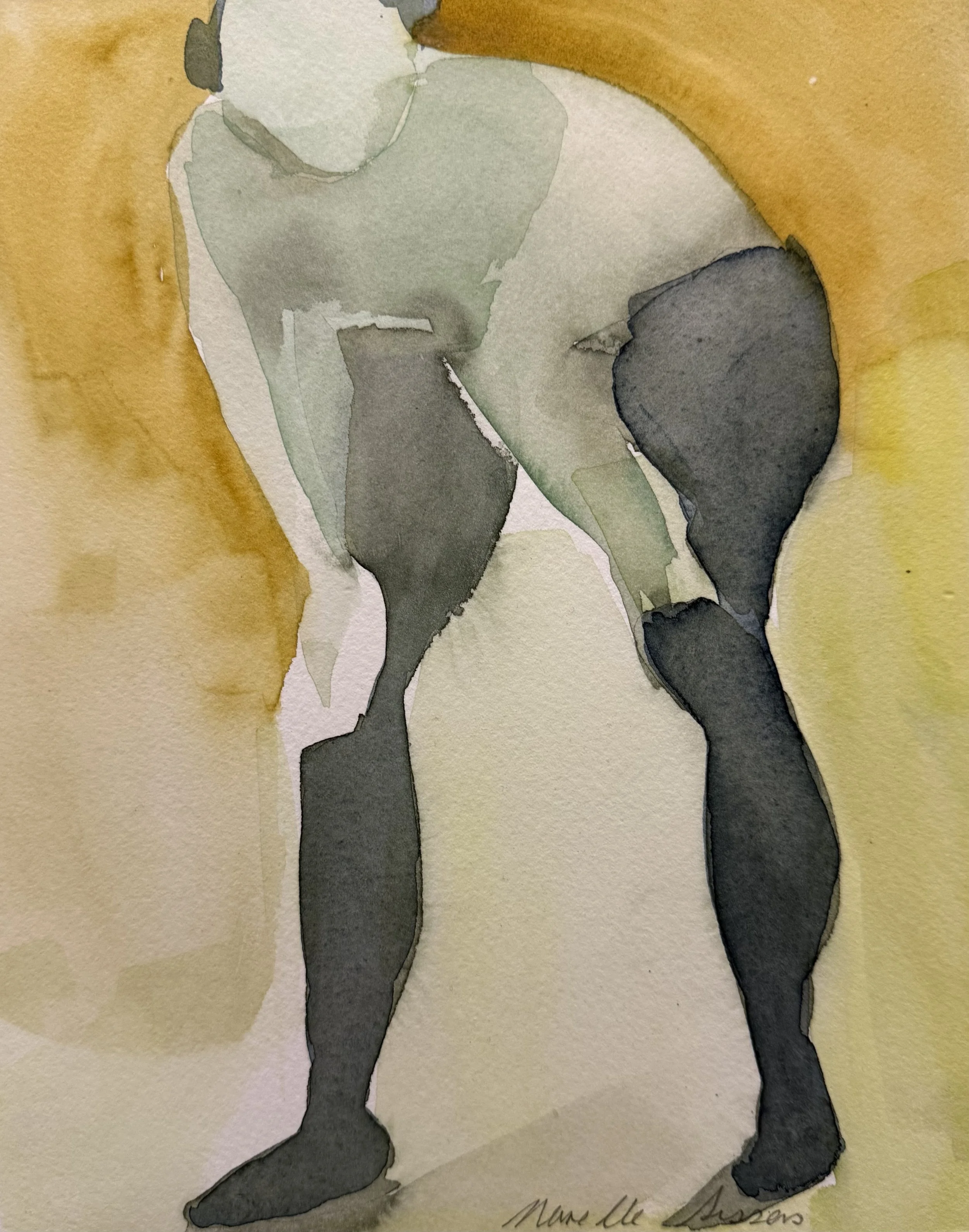 Watercolor on paper -
10 x 8 inches