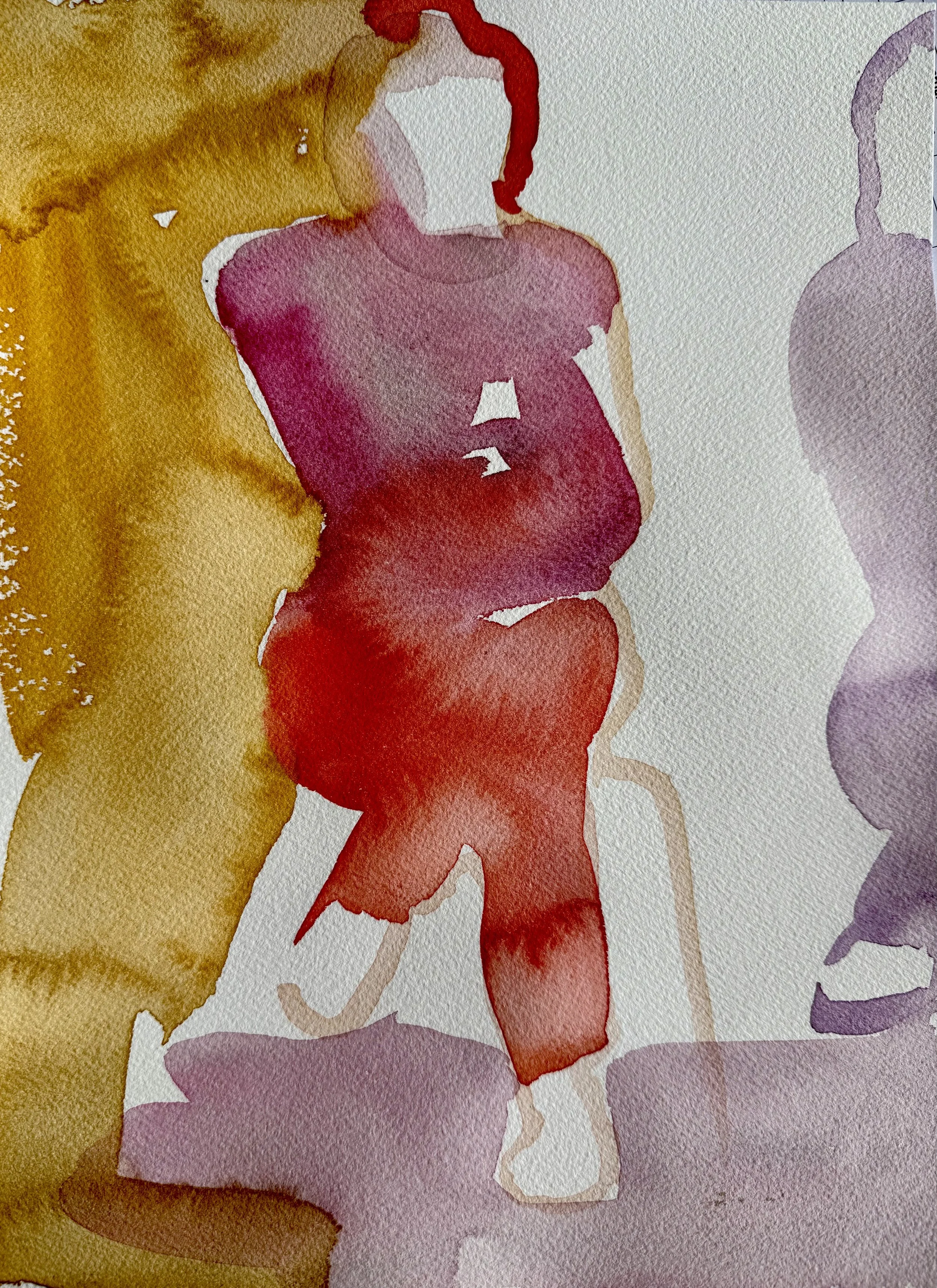 Watercolor on paper - 
12" x 9"