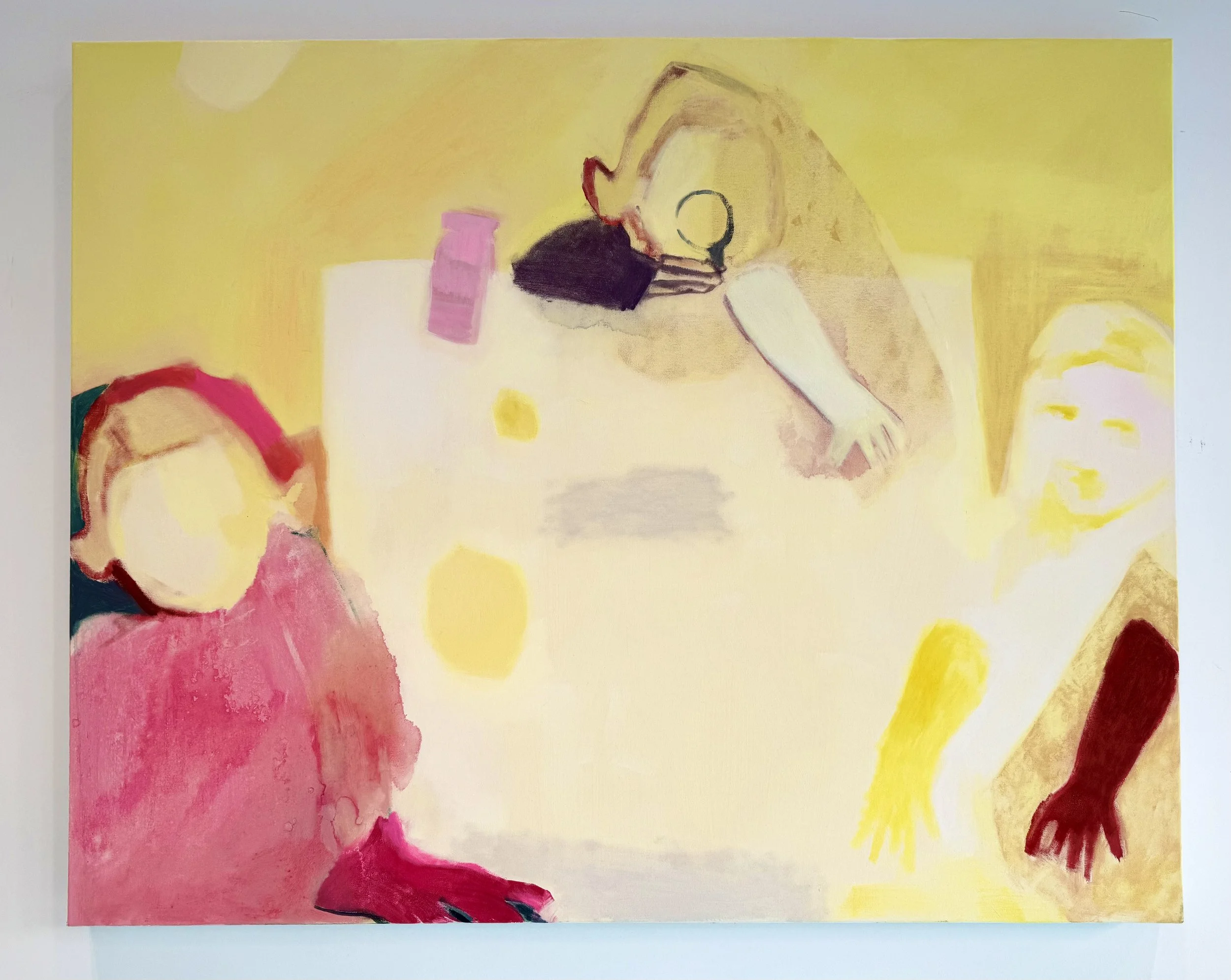 "How Far Can You Stretch The Rules"
oil on canvas
40 x 50 inches
2026