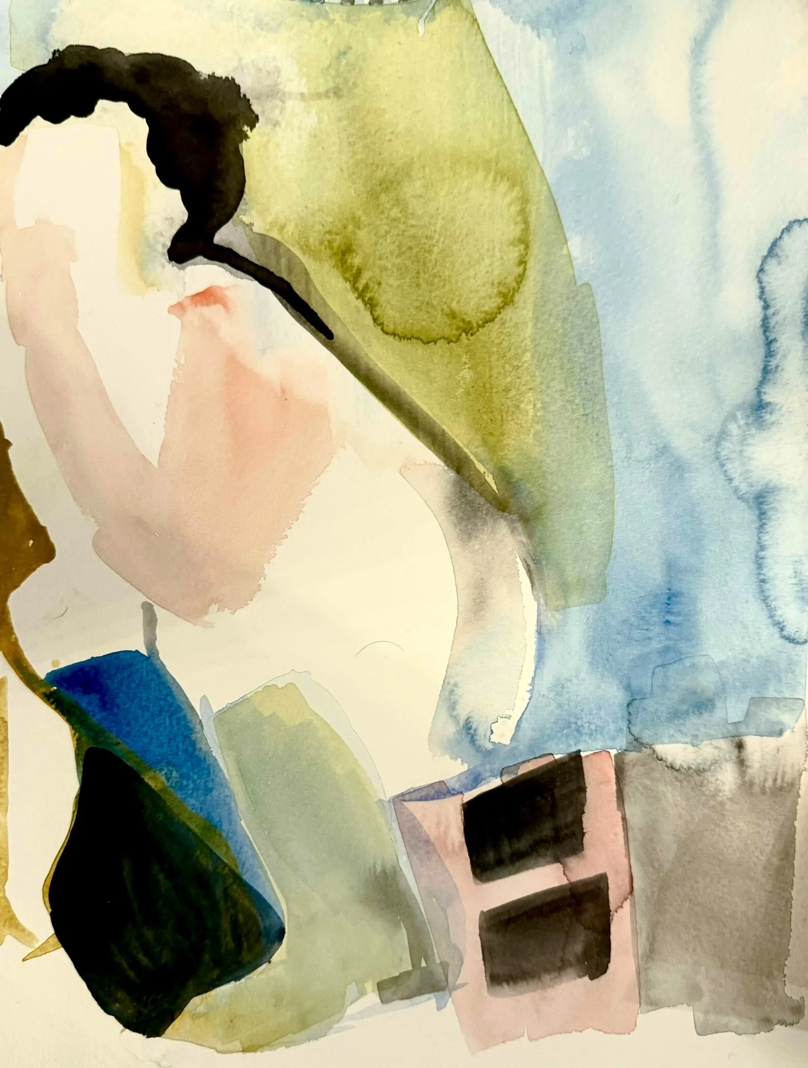 Watercolor on paper - 
9" x 12"