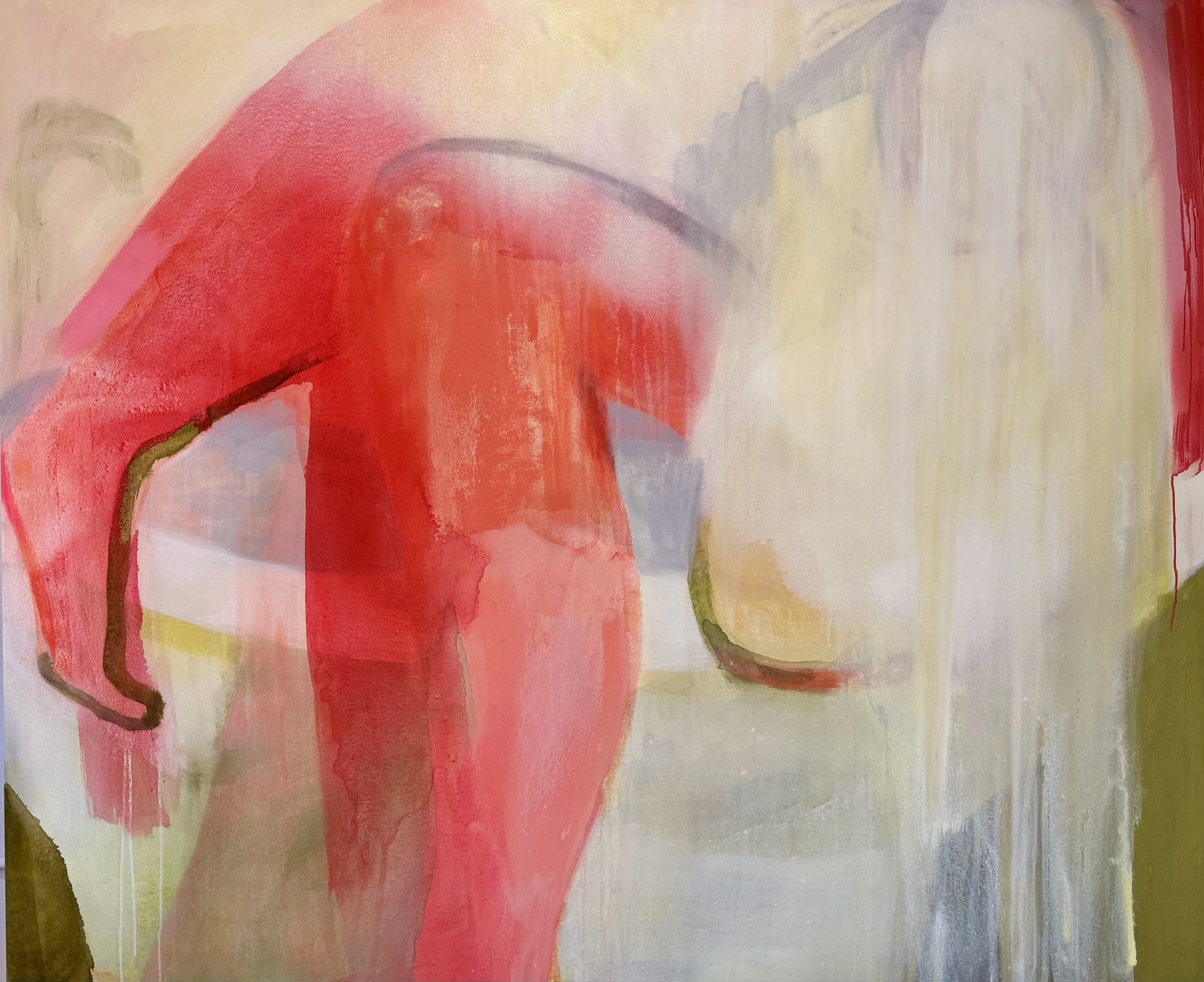 "Bather"
Oil on Canvas
60" x 72" 
2025