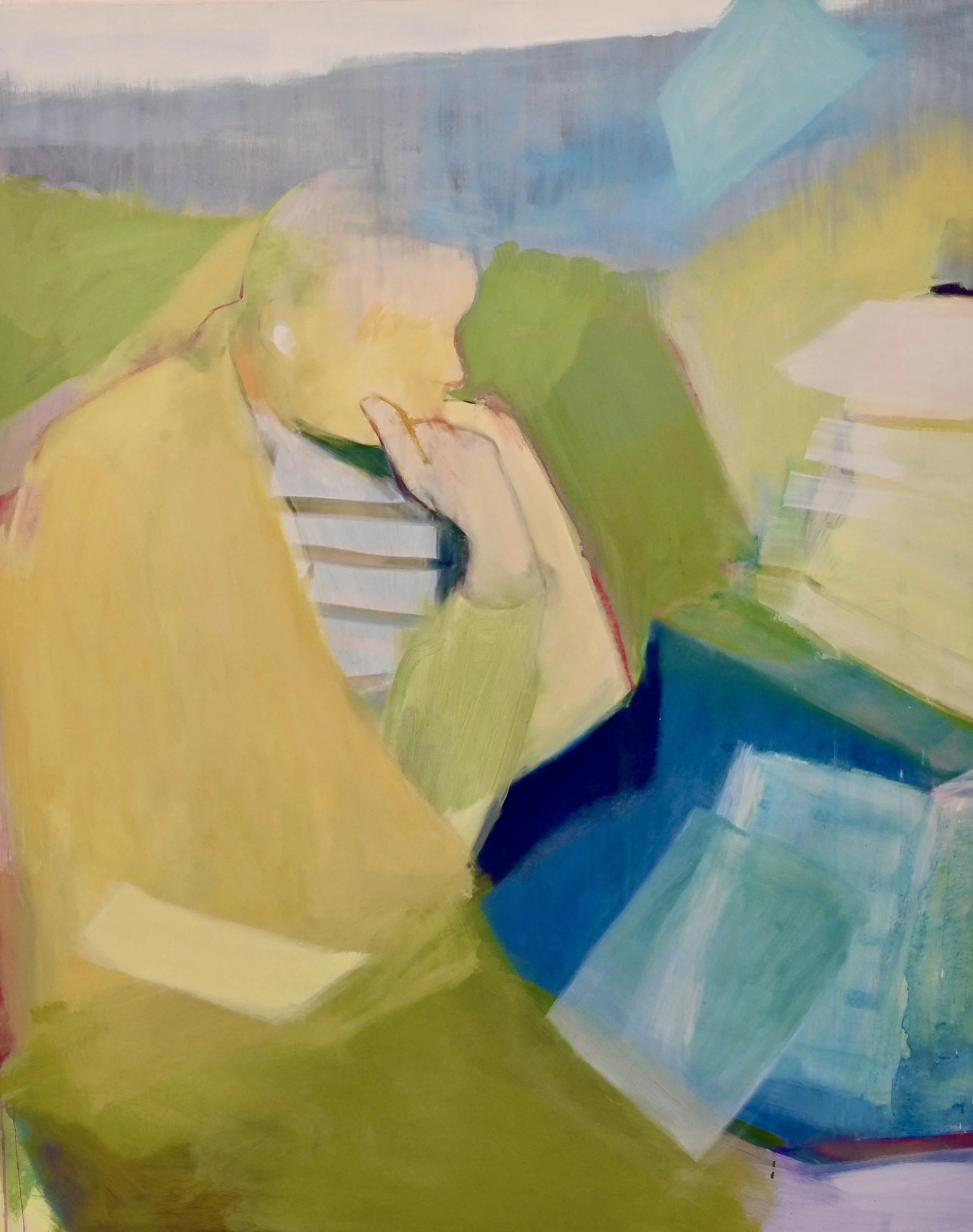 "Cloud Cover"
oil on canvas
60 x 48 inches
2025-26