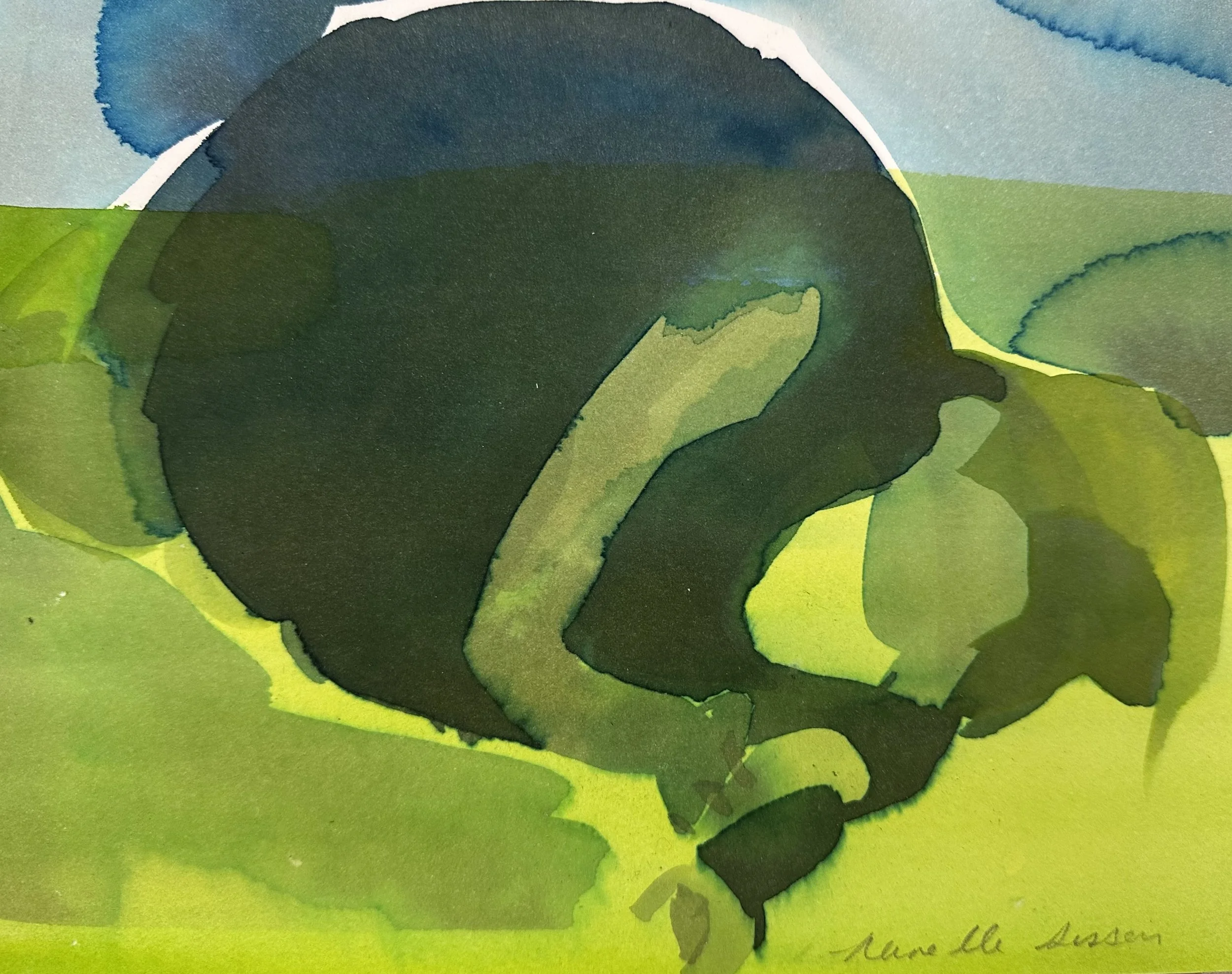 Watercolor on paper -
10 x 8 inches
SOLD