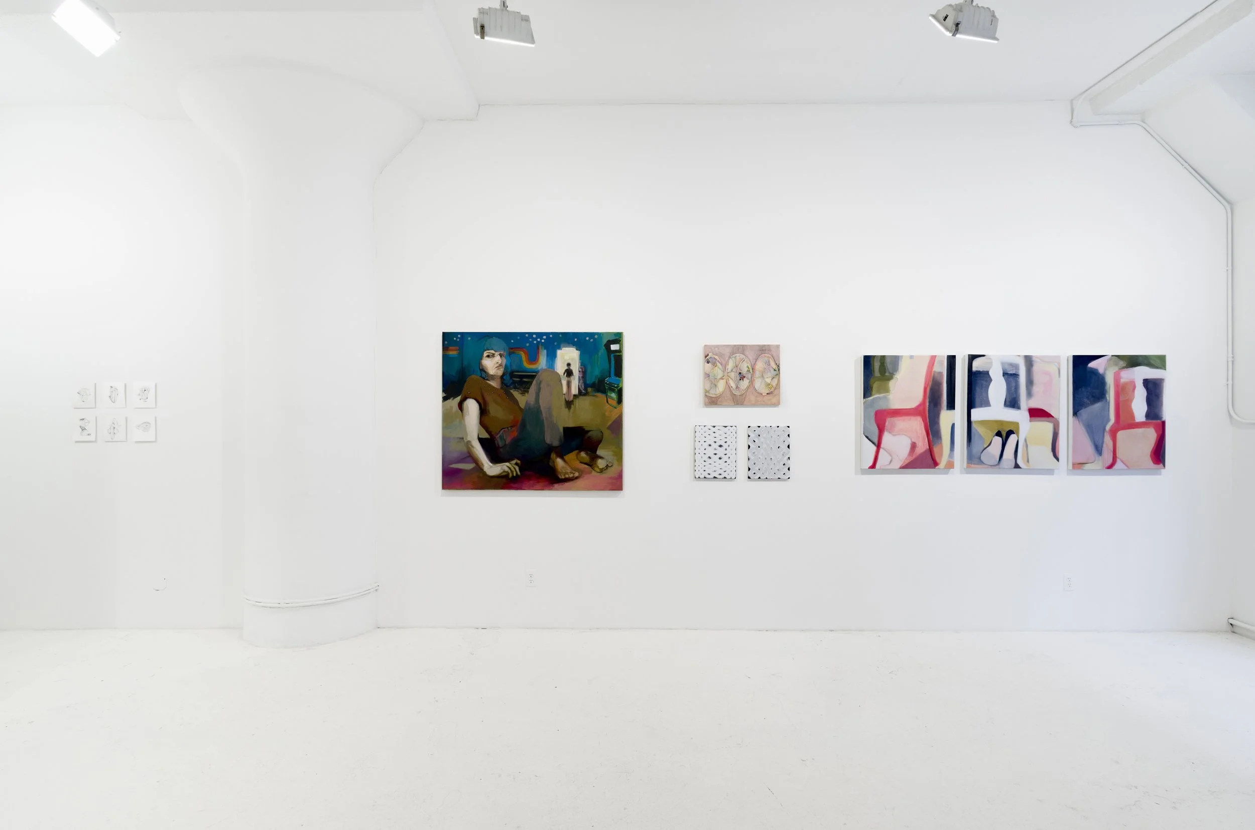 "Dinner Guests". Canopy Program, group show, Animal Vegetable, Mineral.
Chelsea, NY.  2025