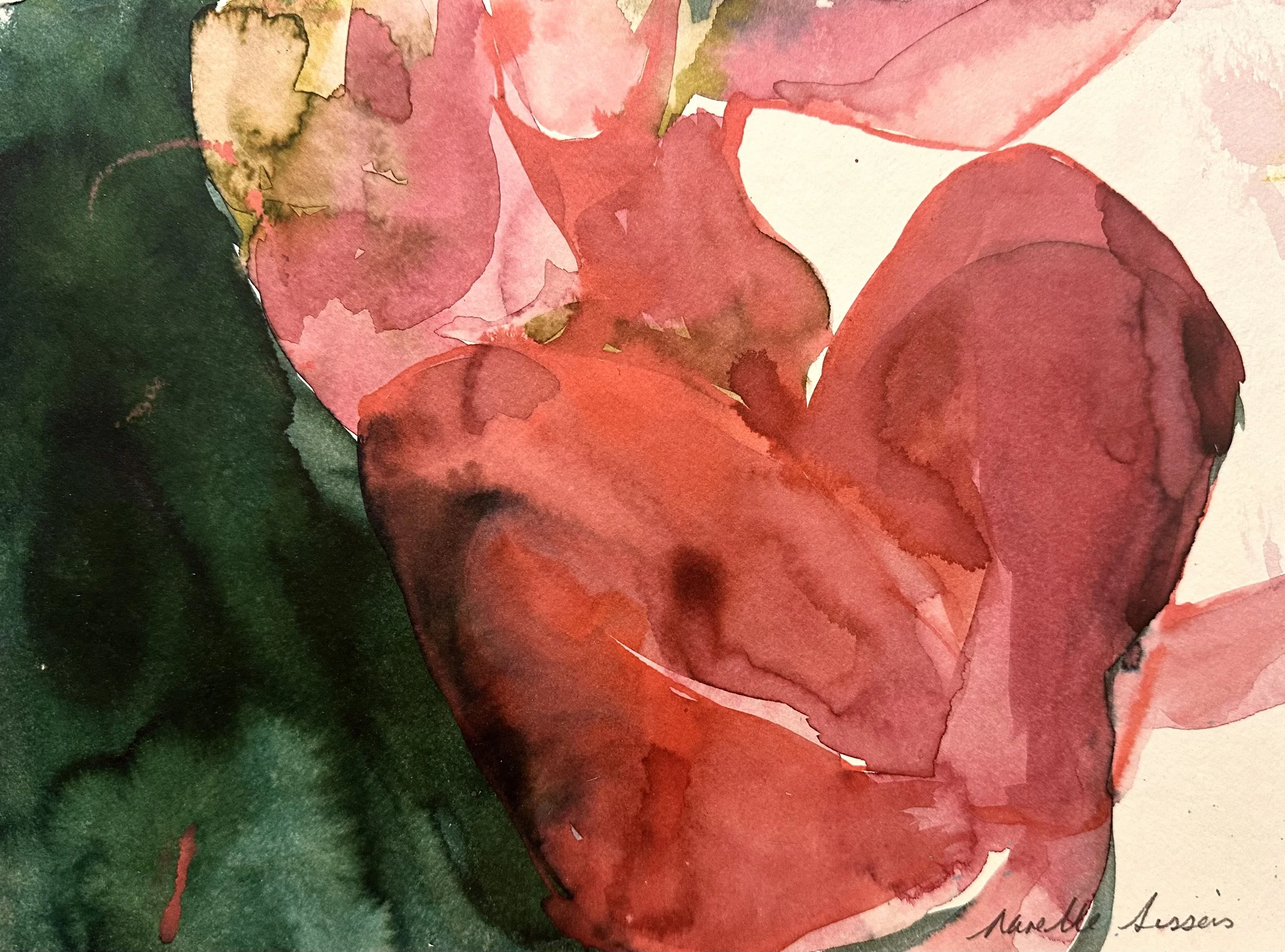 Watercolor on paper -
12 x 9 inches
SOLD