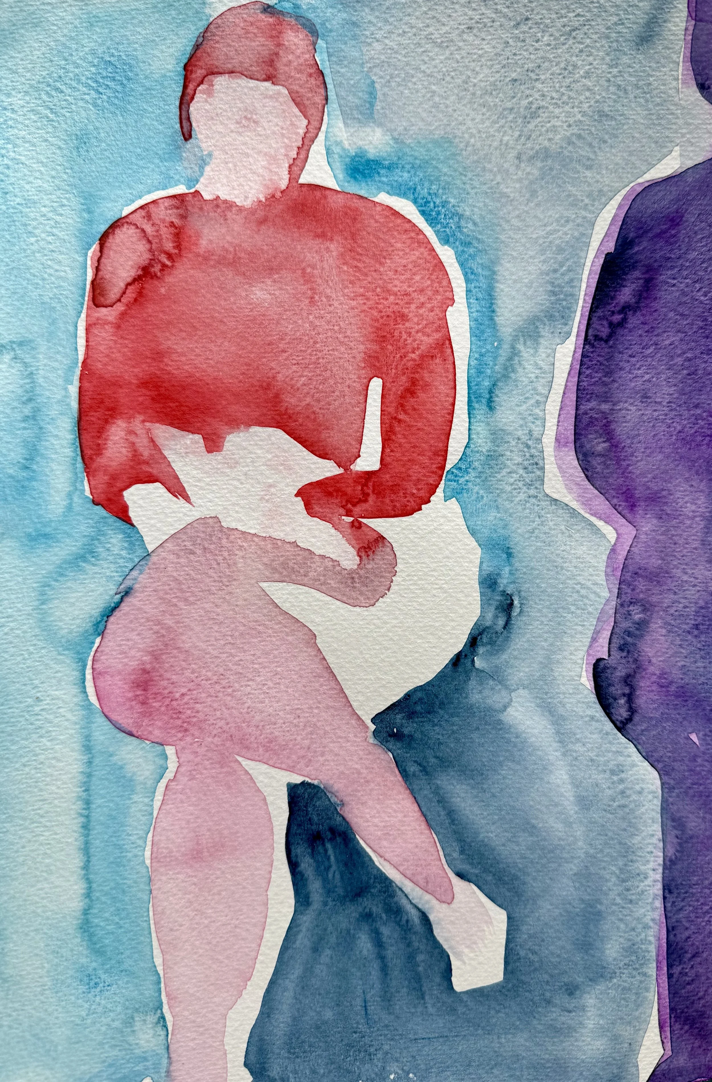 Watercolor on paper -
10" x 8"